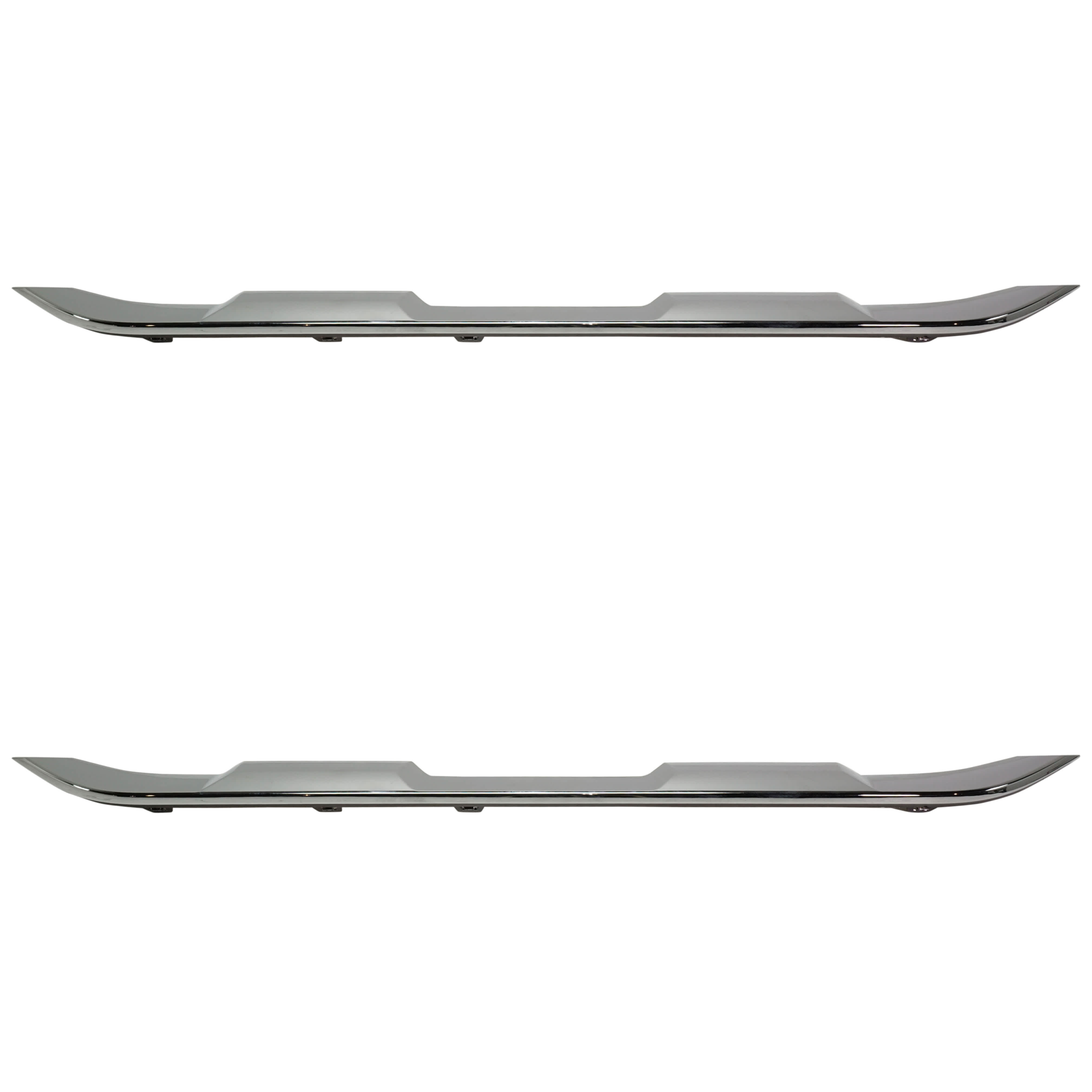 AM GLE GLS CLASS 16-19 REAR BUMPER MOLDING RH AND LH Chrome w o Night Package SUV SKU SET RM76350007-2