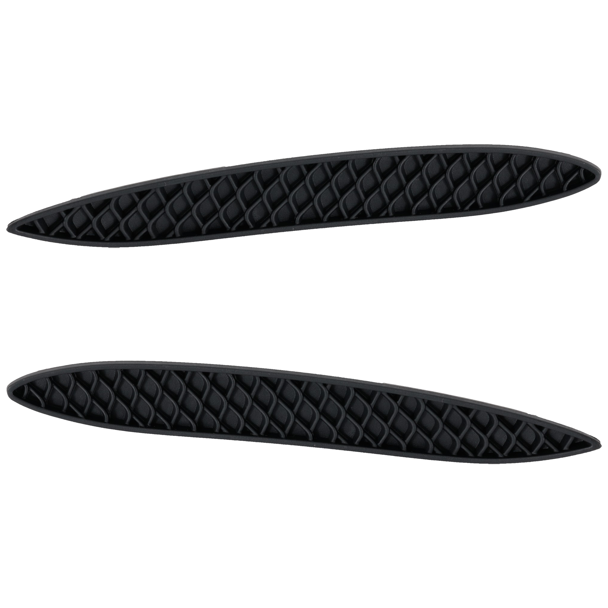 AM GLA CLASS 21-23 REAR BUMPER MOLDING RH AND LH Spoiler Textured w o AMG Aerodynamicss Package SKU SET RM76350049 Partslink MB1147134 MB1146134 OEM 2478851806-2478851706