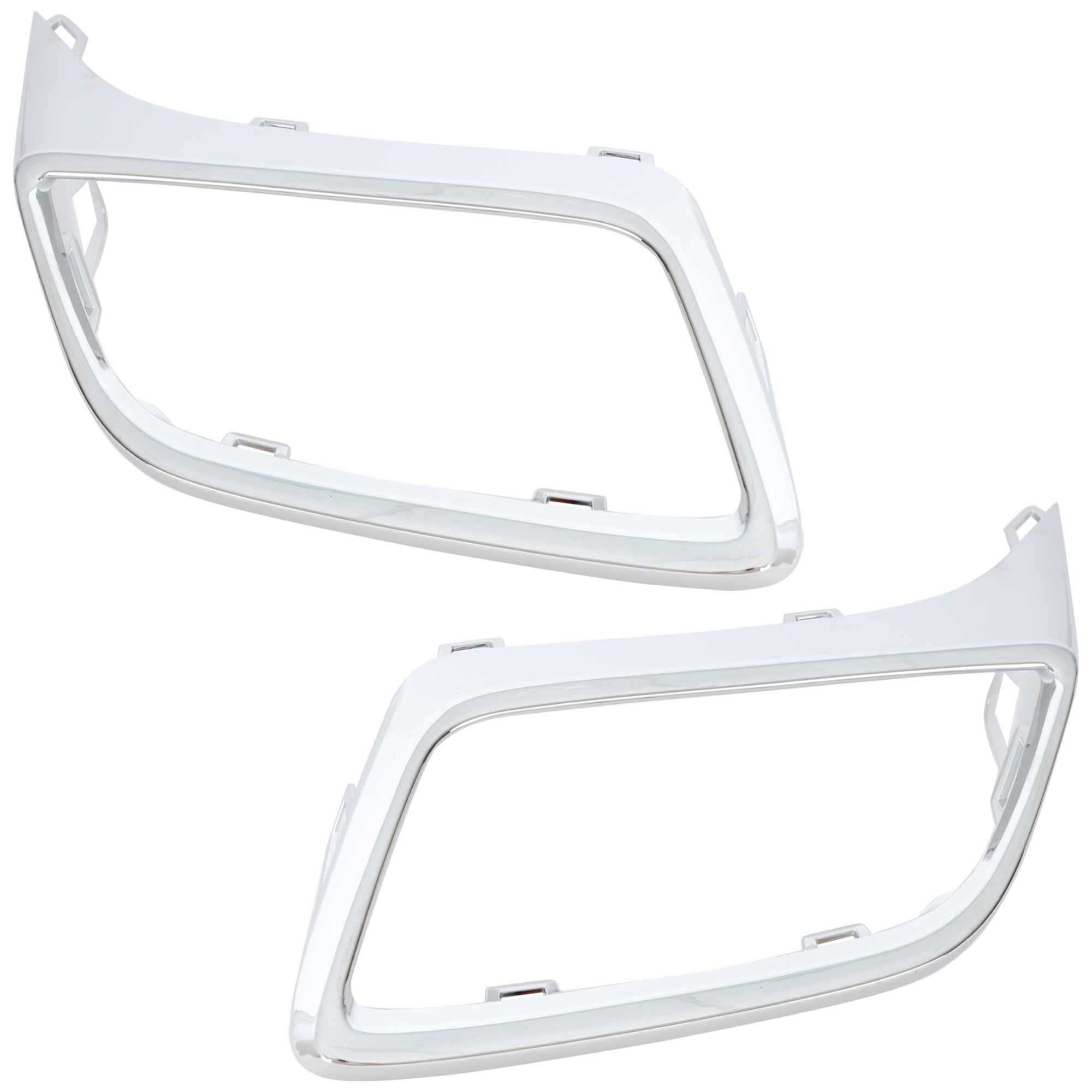 AM TIGUAN 18-21 REAR BUMPER MOLDING RH AND LH Exhaust Tip Chrome SKU SET RM76350059 Partslink VW1138100 VW1139100 OEM 5NN8078332ZZ 5NN8078342ZZ
