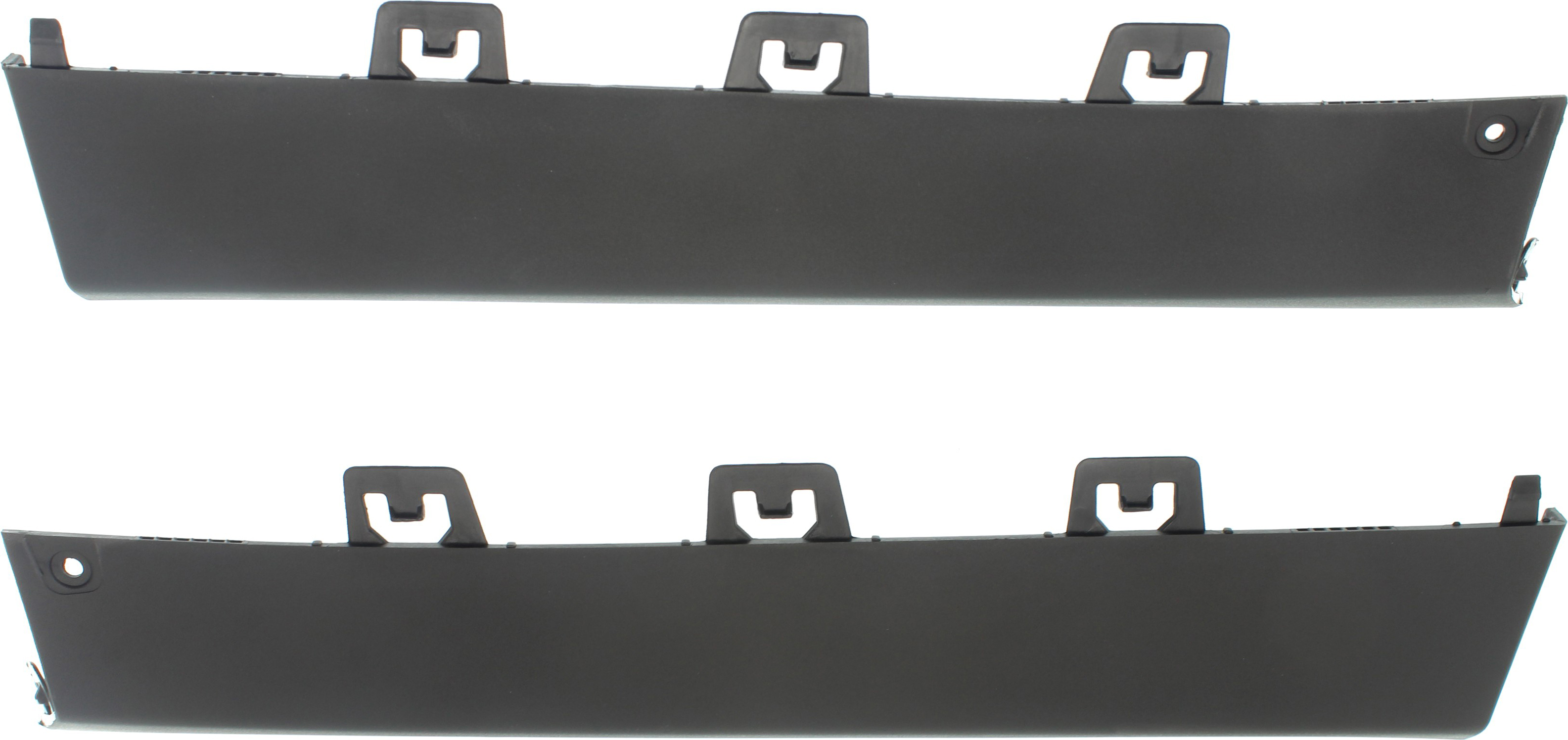 AM E CLASS 17-22 REAR BUMPER MOLDING RH AND LH End Trim E300 E350 E400 E450 w o Luxury Package Sedan SKU SET RM76370007 Partslink MB1147119 MB1146119 OEM 2138852801-2138852701
