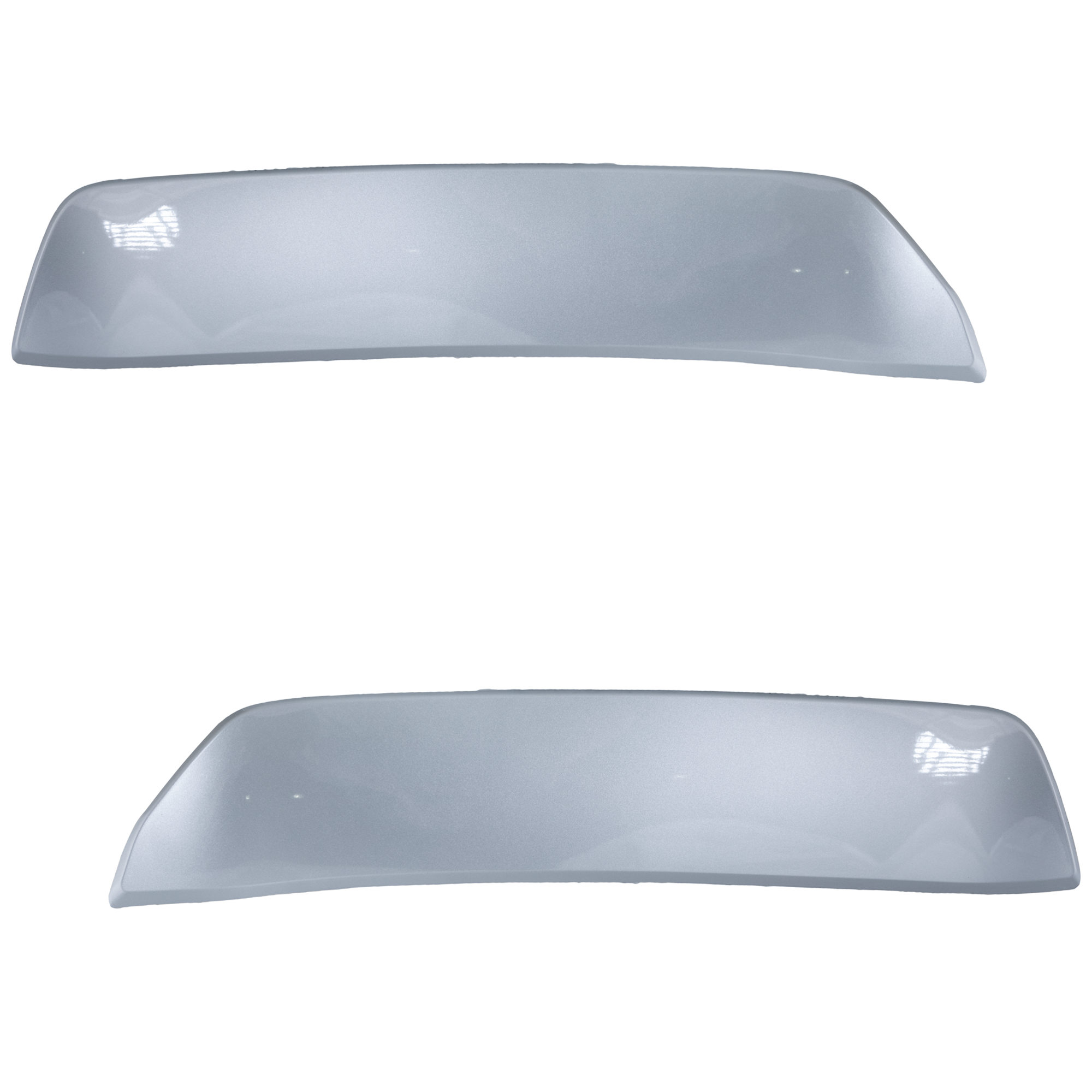 AM ECLIPSE CROSS 18-20 REAR BUMPER MOLDING RH AND LH Extension Cover Silver SKU SET RM76370031 Partslink MI1147100 MI1146100 OEM 6415A070HA 6415A069HA