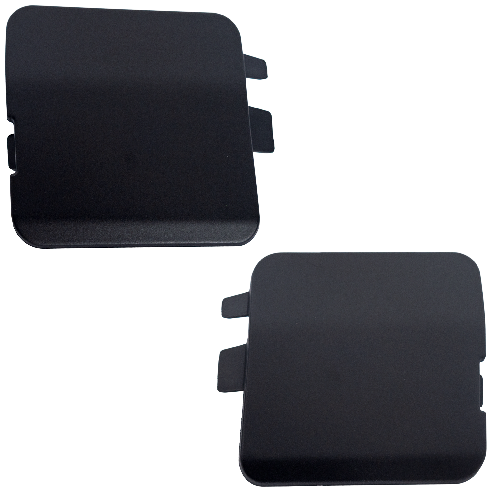 AM CX 5-17-21 REAR HITCH COVER RH AND LH Primed Plastic SKU SET RM76790011 Partslink MA1129109 MA1129110 OEM KL2F50EK19U KB8A50EK1BB KL2F50