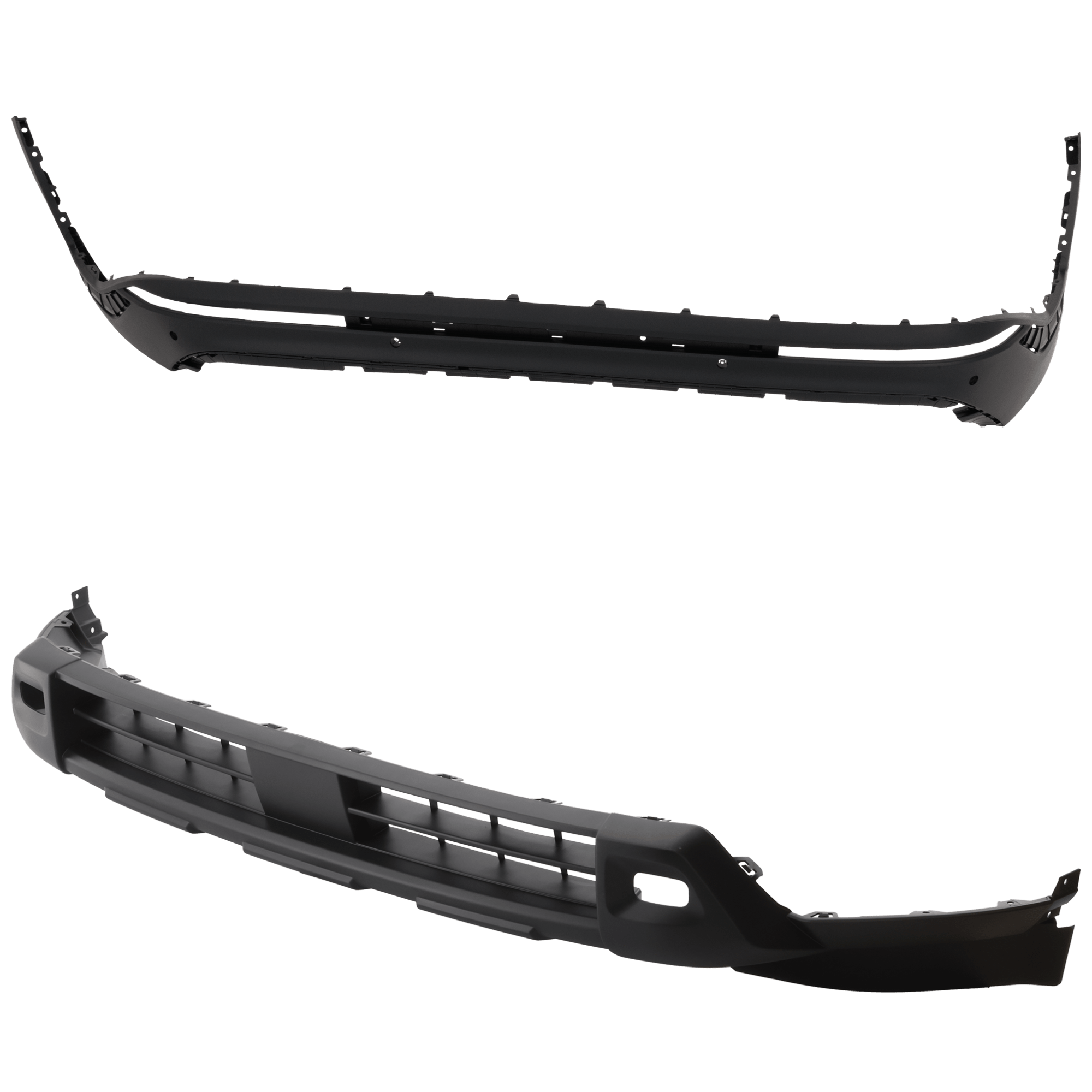 AM PATHFINDER 22-24 FRONT BUMPER COVER Upper and Lower Upper Primed Lower Textured CAPA SKU SET RN01030044PQ Partslink NI1014111C NI1015107C OEM 620226TA1H 622596TA0A