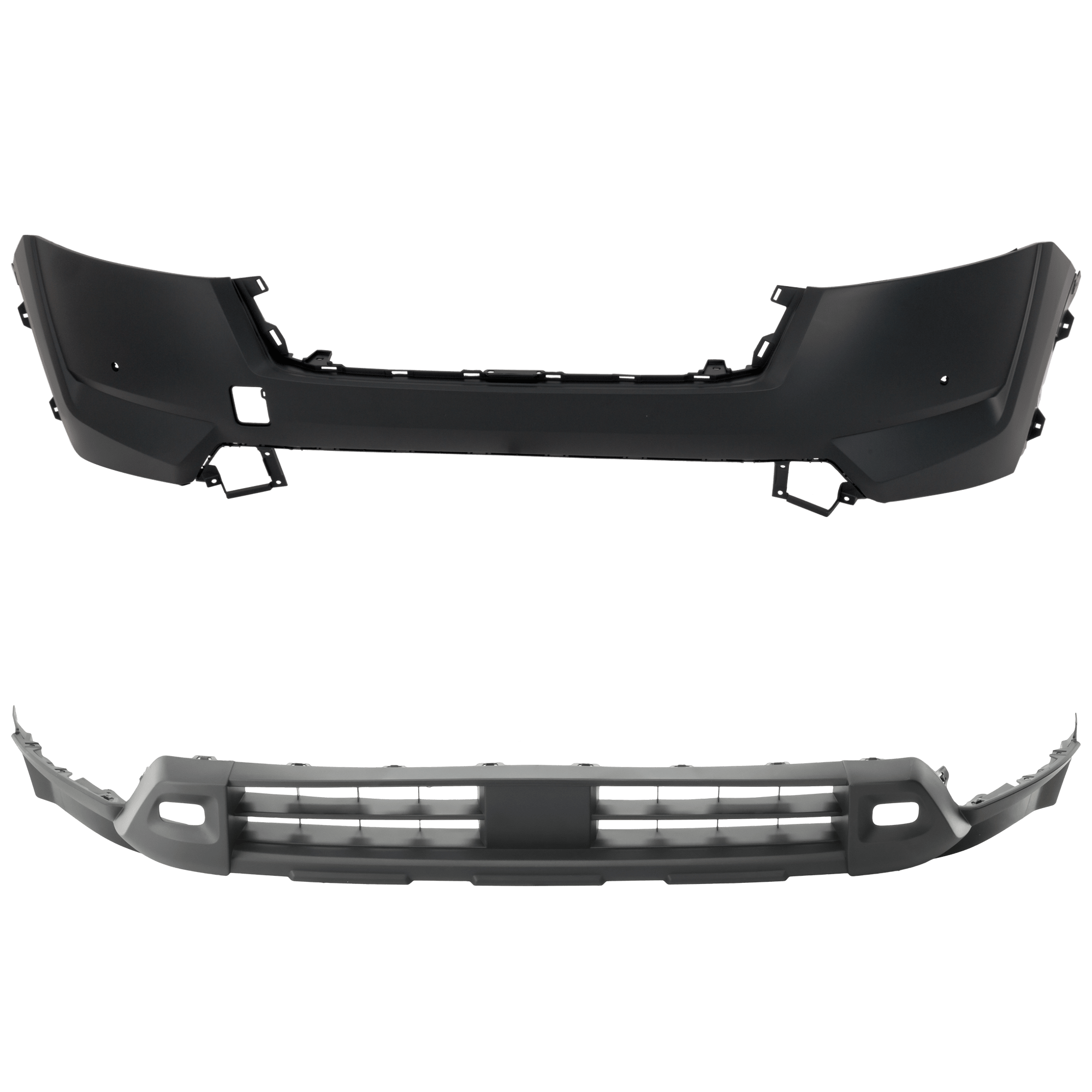 AM PATHFINDER 22-24 FRONT BUMPER COVER Upper and Lower Upper Primed Lower Textured SKU SET RN01030044P Partslink NI1014111 NI1015107 OEM 620226TA1H 622596TA0A