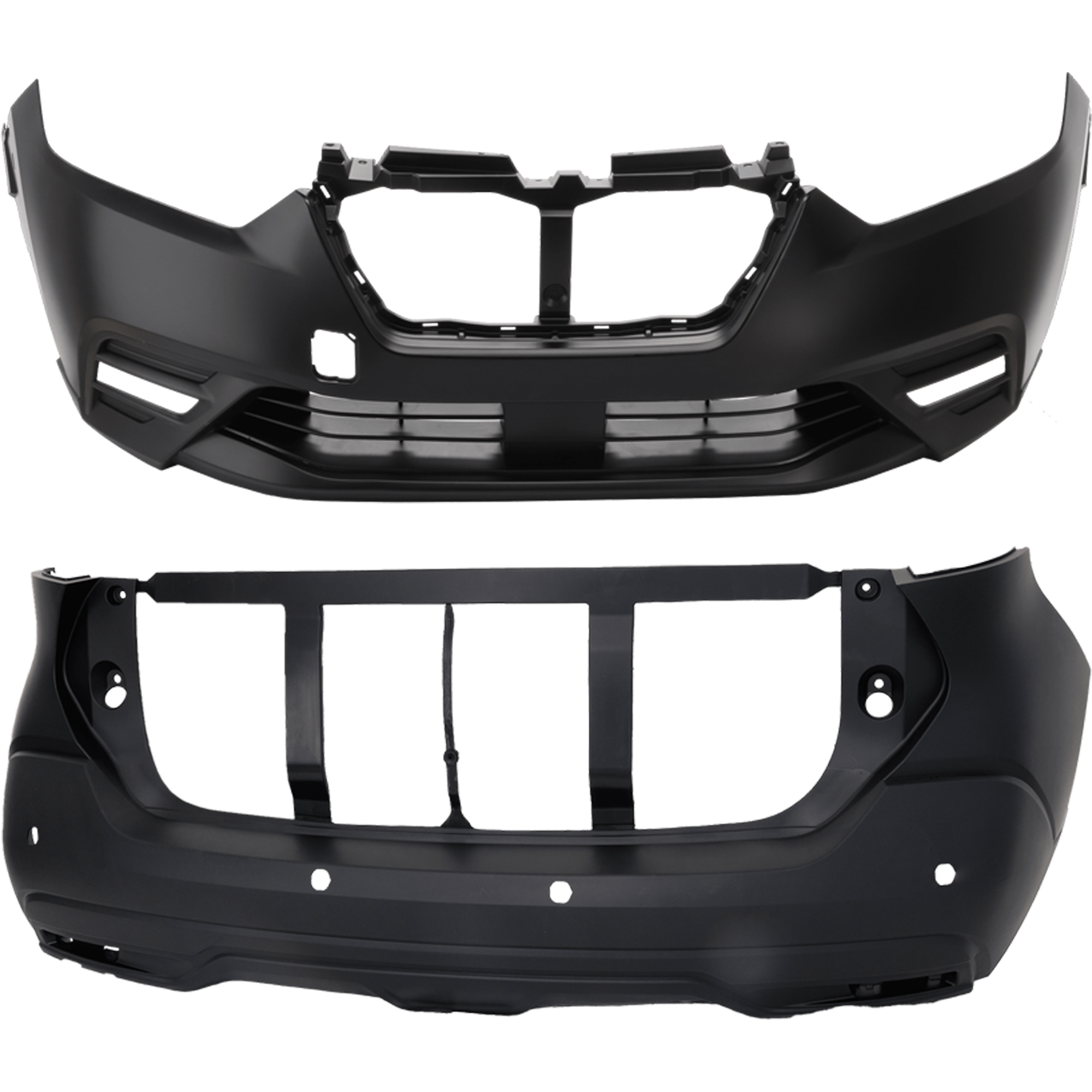 AM KICKS 20-20 FRONT AND REAR BUMPER COVER Primed w 4 Sensor Hole SKU SET RN01030052P