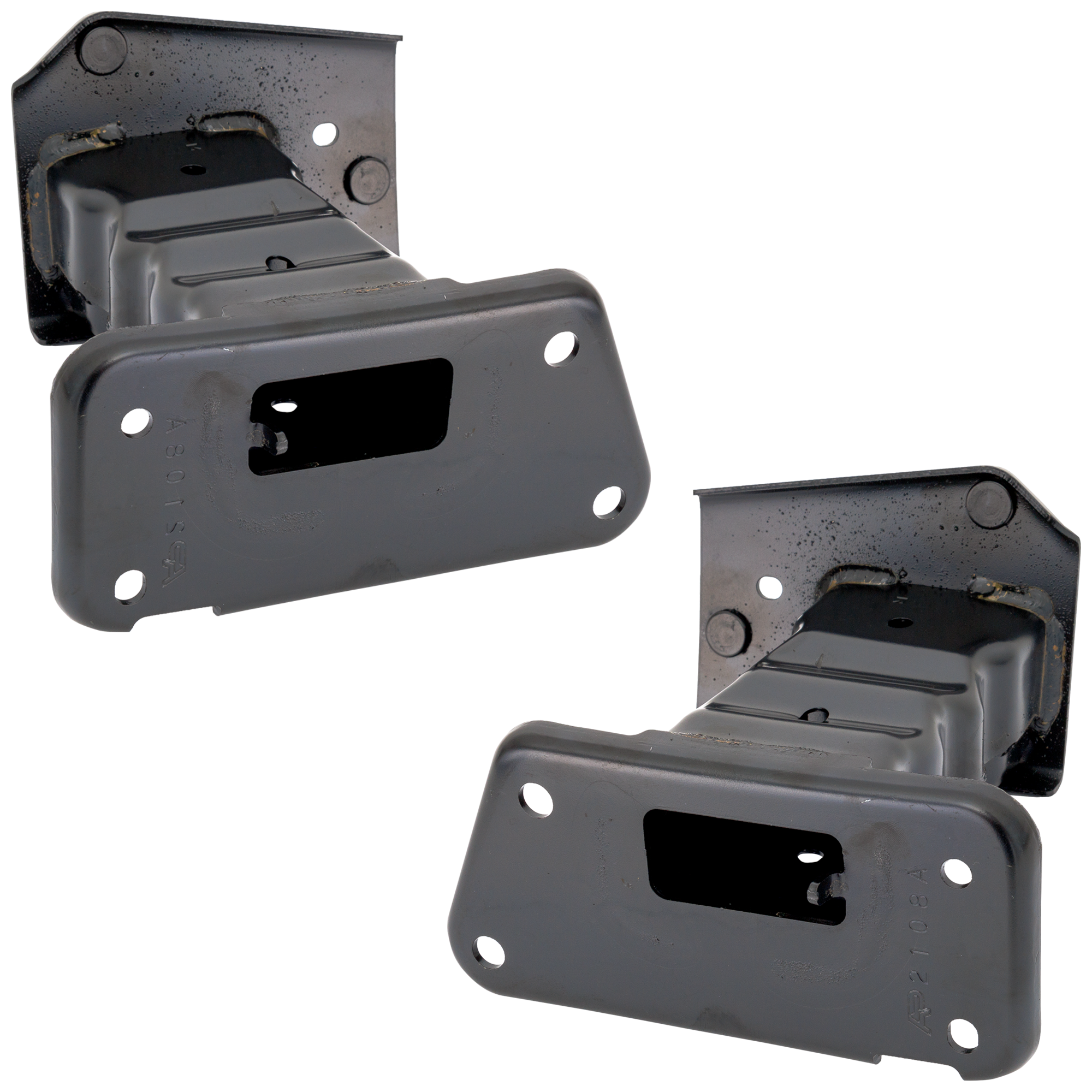 AM ROGUE SPORT 17-22 FRONT BUMPER BRACKET RH AND LH CAPA SKU SET RN01310053Q Partslink NI1067152C NI1066152C OEM F22146MAMH F22156MAMH