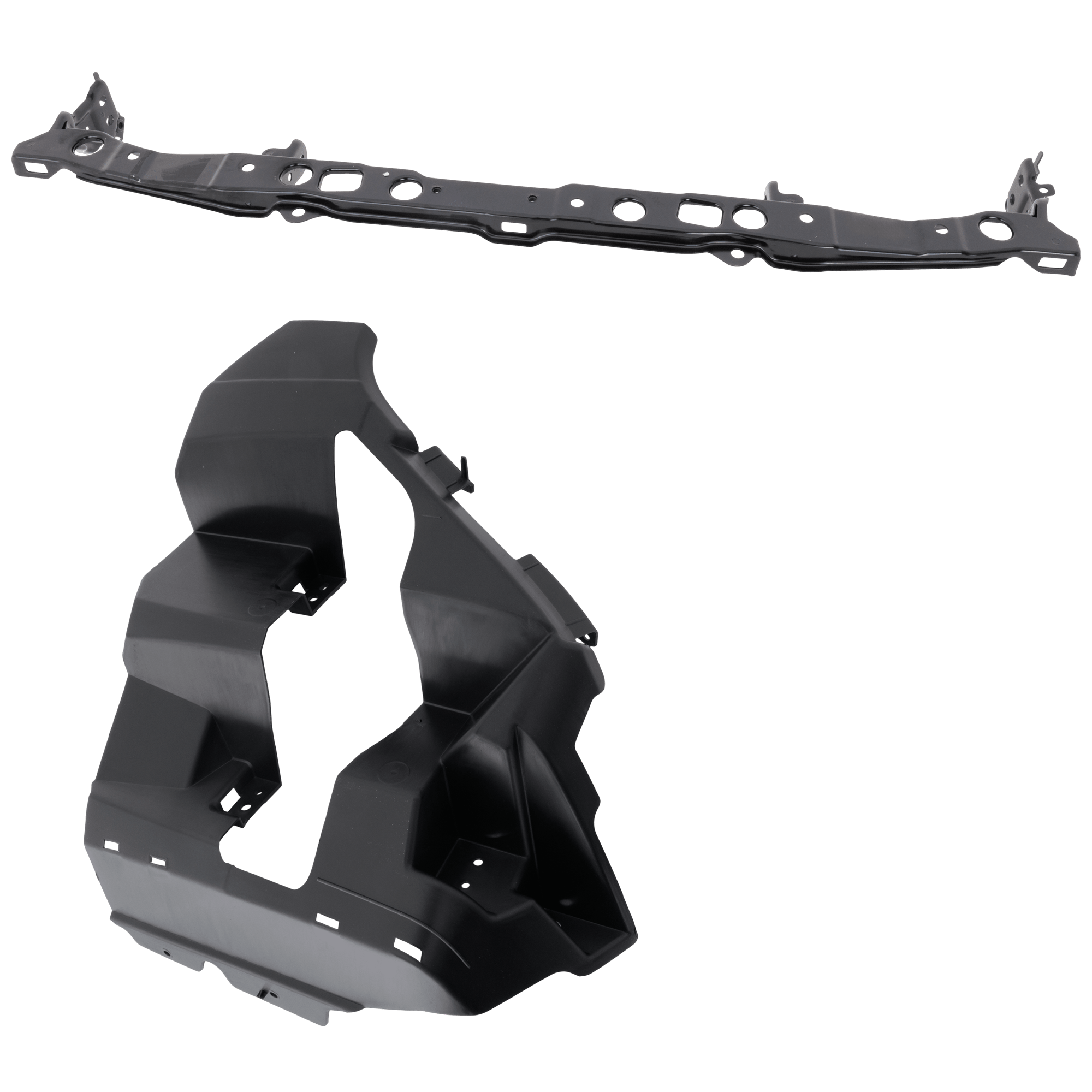 AM FRONTIER 22-24 FRONT BUMPER BRACKET RH AND LH Side Bumper Stiffener CAPA SKU SET RN01310103Q Partslink NI1042132C NI1043132C OEM 620589BU0A 620599BU0A