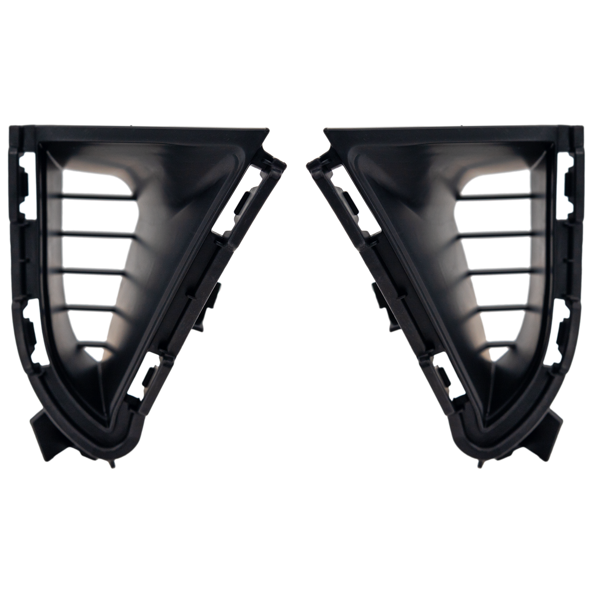AM ROGUE 24-24 FRONT BUMPER GRILLE RH AND LH Textured Black SKU SET RN01530023 Partslink NI1038194 NI1039194 OEM 622566RZ0A 622576RZ0A