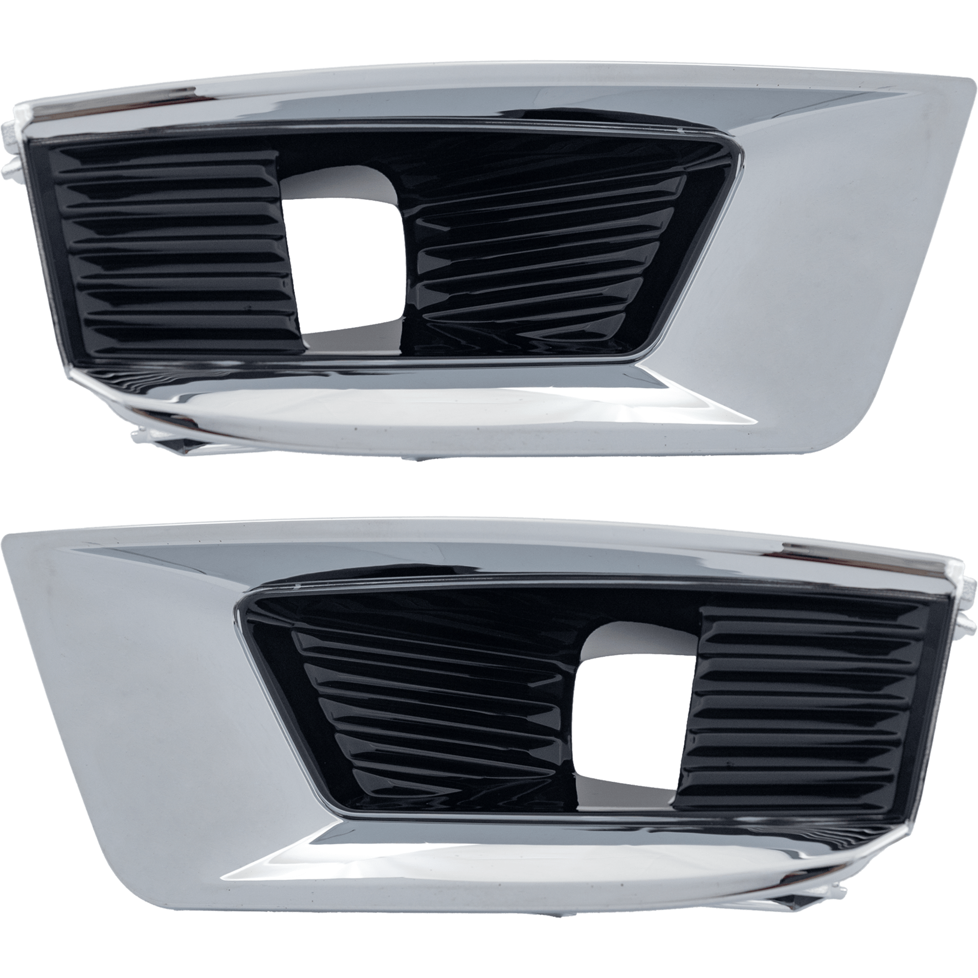 AM ARMADA 21-24 FOG LAMP MOLDING RH AND LH Chrome Bezel Black Molding S SL w o Midnight Edition SV Platinum Models SKU SET RN01590015 Partslink NI1039182 NI1038182 OEM 620766JL0A 620776JL0A