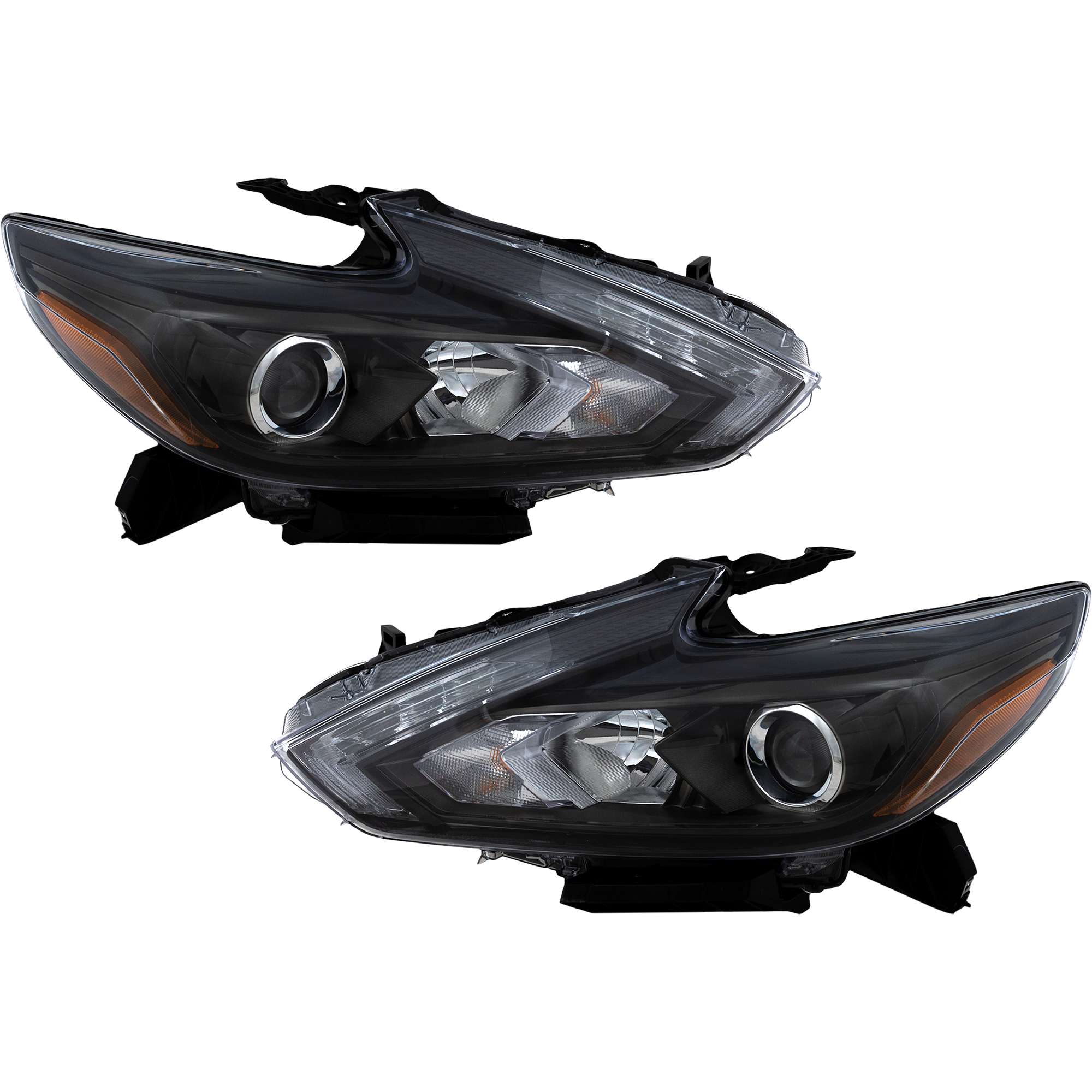 AM ALTIMA 13-18 HEAD LAMP RH AND LH Assembly LED Smoke Interior w LED Daytime Running Light SL SR Models SKU SET RN10010001 Partslink NI2503243 NI2502243 OEM 260109HS3B 260609HS3B