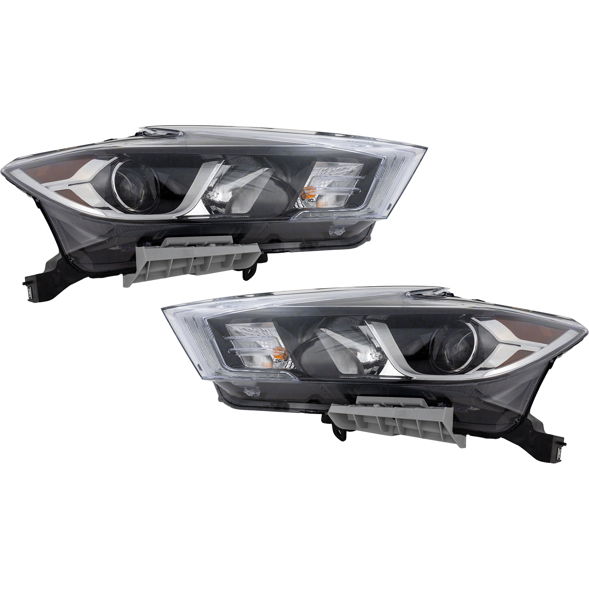 AM MAXIMA 16-18 HEAD LAMP RH AND LH Assembly LED SR Platinum Models SKU SET RN10010005 Partslink NI2502240 NI2503240 OEM 260604RF4B 260104RF4B