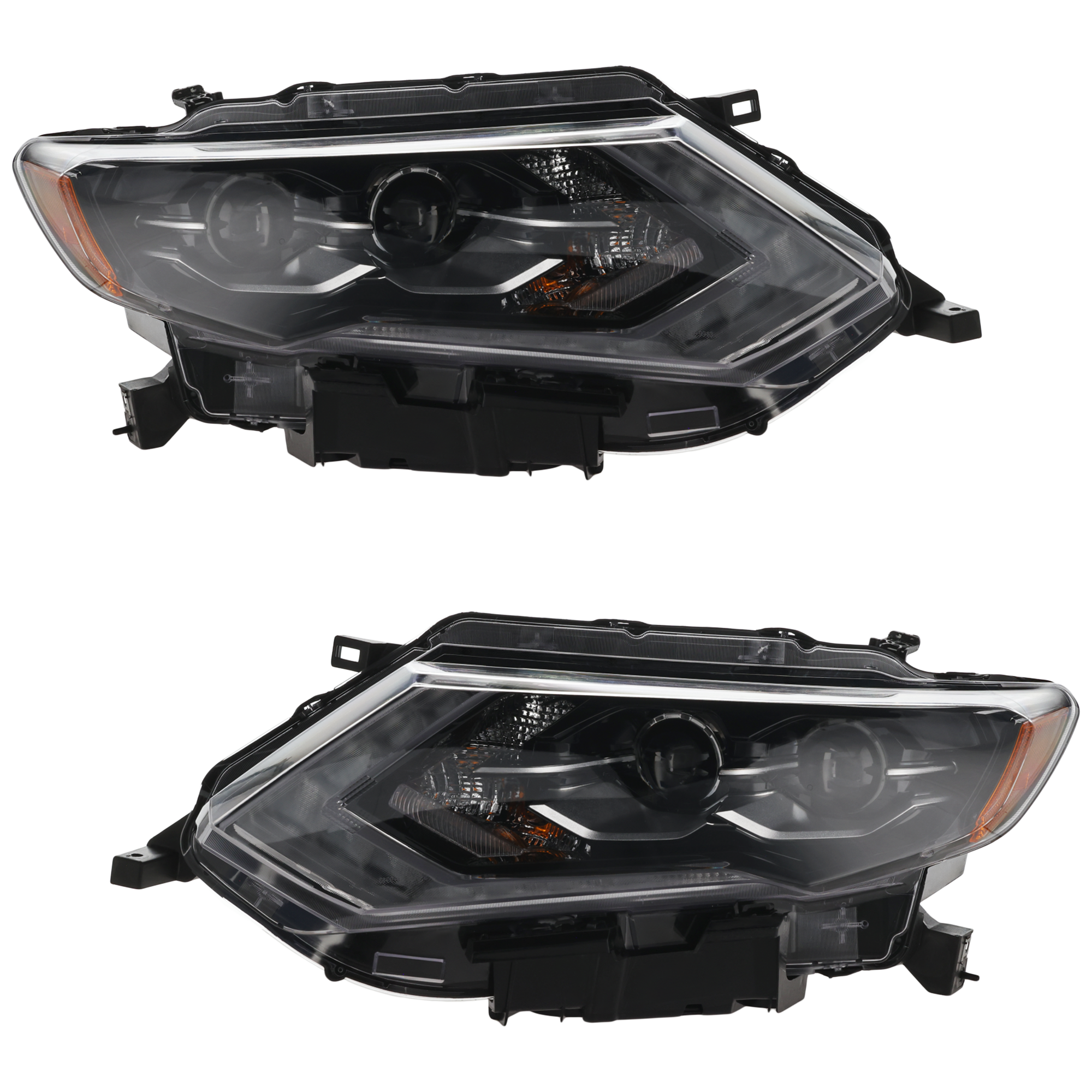 AM ROGUE 17-18 HEAD LAMP RH AND LH Assembly LED SL SL Hybrid Models CAPA SKU SET RN10010011Q 2 Partslink NI2502256C NI2503256C OEM 260106FL6A 260606FL6A