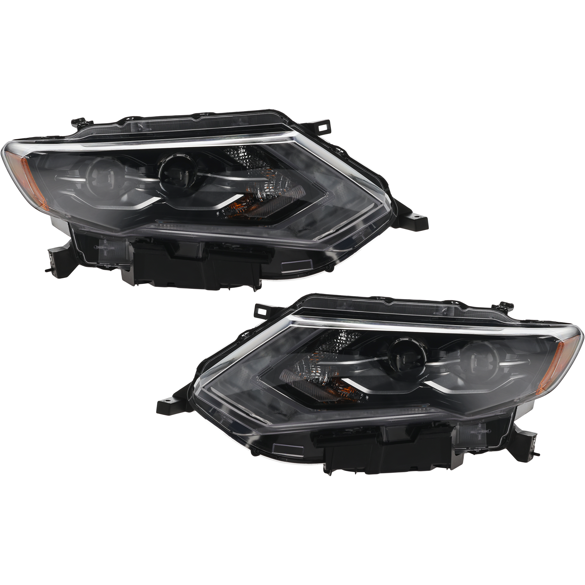 AM ROGUE 17-18 HEAD LAMP RH AND LH Assembly LED SL SL Hybrid Models SKU SET RN10010011 Partslink NI2502256 NI2503256 OEM 260106FL6A 260606FL6A