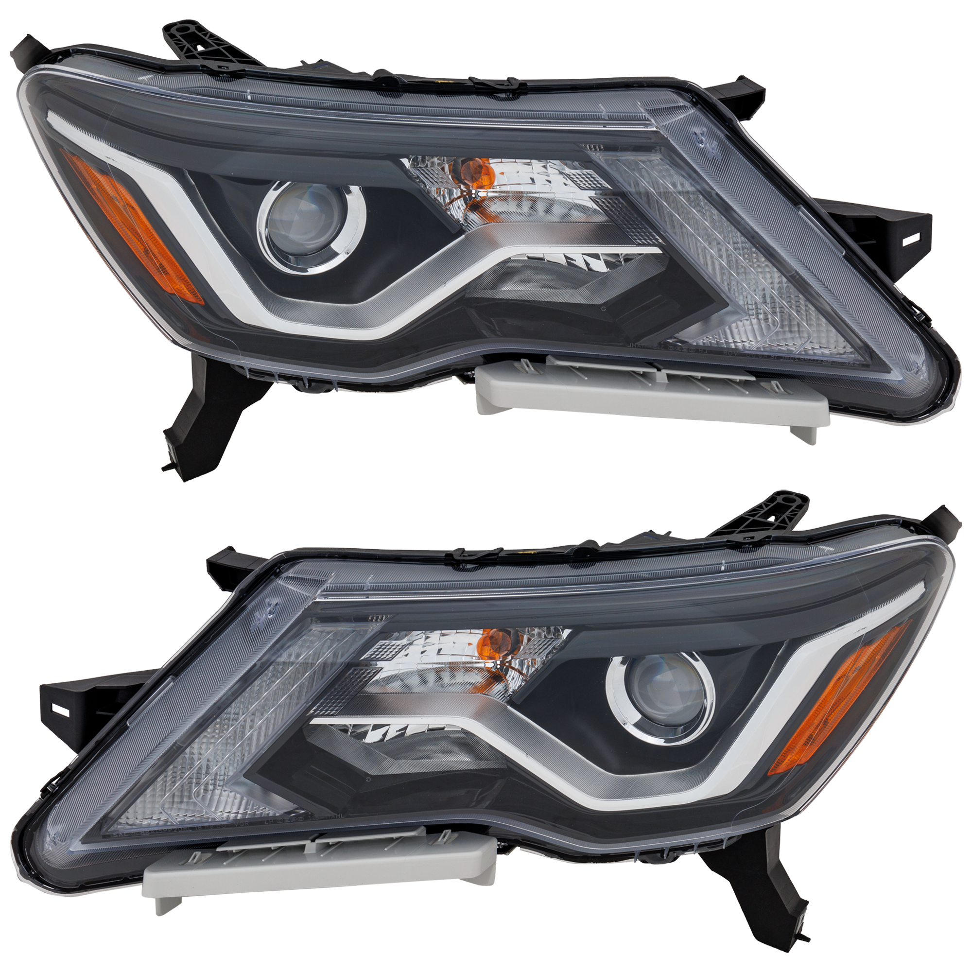 AM PATHFINDER 17-20 HEAD LAMP RH AND LH Assembly LED CAPA SKU SET RN10010013Q 2 Partslink NI2502253C NI2503253C OEM 260109PF1A 260609PF1A