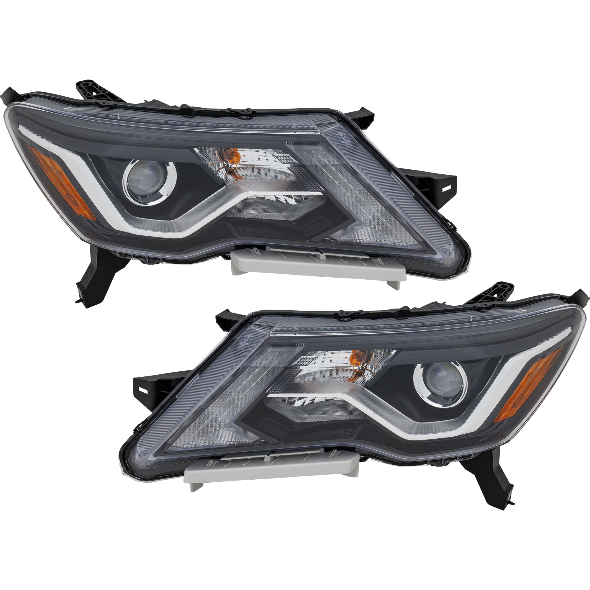 AM PATHFINDER 17-20 HEAD LAMP RH AND LH 2 pc kit Assembly LED SKU SET RN10010013 Partslink NI2503253 NI2502253 OEM 260109PF1A 260609PF1A