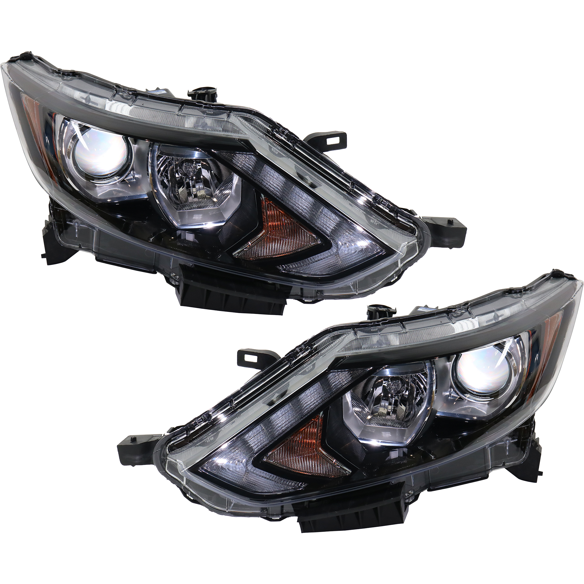 AM ROGUE SPORT 17-19 HEAD LAMP RH AND LH Assembly Halogen SKU SET RN10010025 Partslink NI2503258 NI2502258 OEM 260106MA0A 260606MA0A