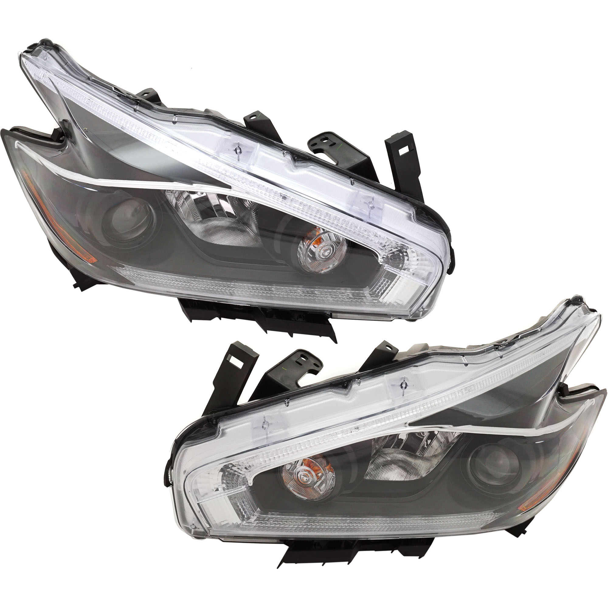 AM MURANO 18-18 HEAD LAMP RH AND LH Assembly Halogen CAPA SKU SET RN10010031Q Partslink NI2502260C NI2503260C OEM 260109UE0E 260109UE9A 260609UE