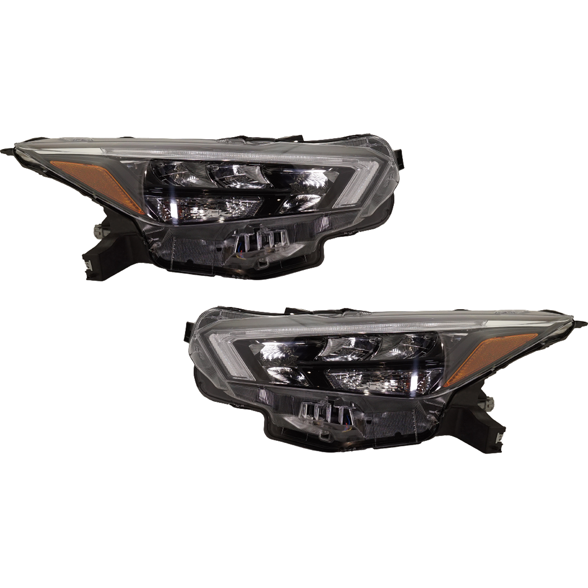 AM VERSA 20-25 HEAD LAMP RH AND LH LED CAPA SKU SET RN10010061Q Partslink NI2503274C NI2502274C OEM 260105EE2A 260605EE2A