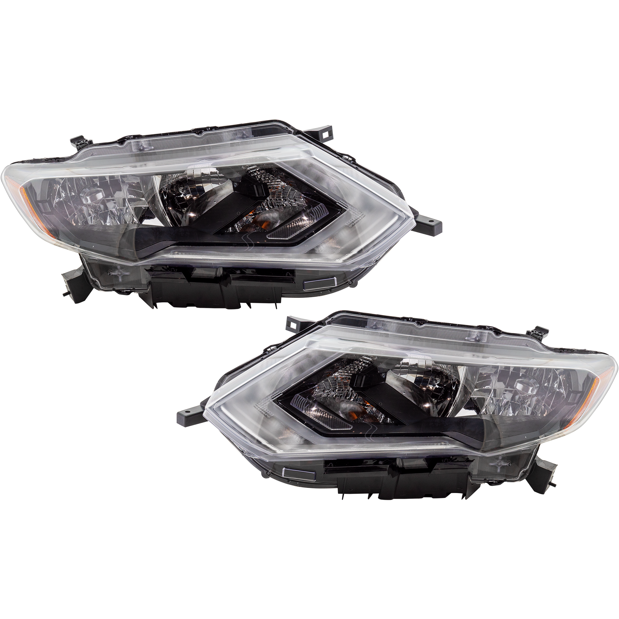 AM ROGUE 18-19 HEAD LAMP RH AND LH Assembly Halogen Japan Built Vehicle S SL SL Hybrid Models SKU SET RN10010065 Partslink NI2503268 NI2502268 OEM 260106FL1A 260606FL1A