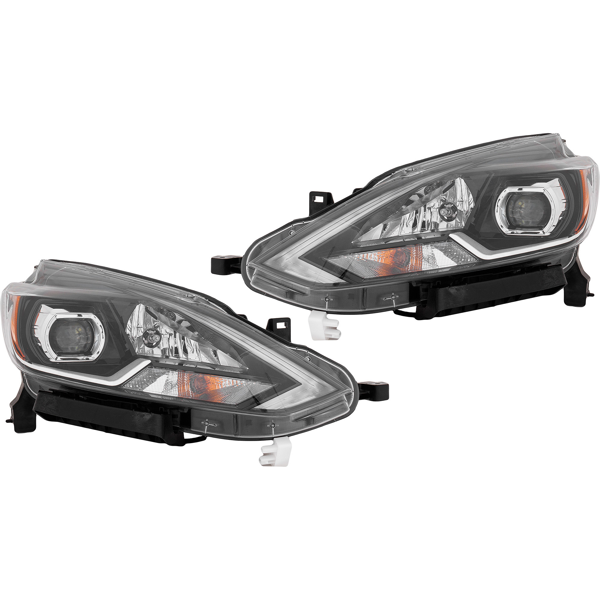 AM SENTRA 18-19 HEAD LAMP RH AND LH Assembly LED SKU SET RN10010079 Partslink NI2503263 NI2502263 OEM 260105UD5A 260605UD5A