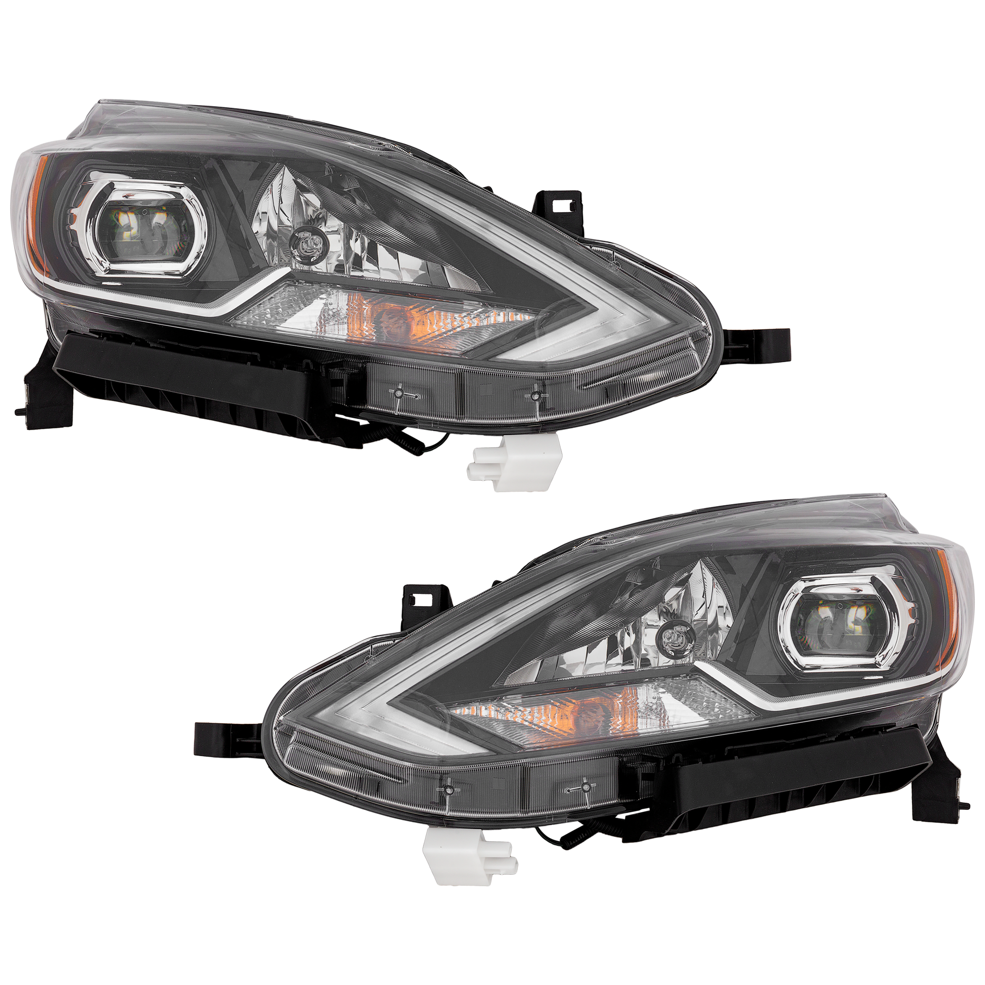 AM SENTRA 16-17 HEAD LAMP RH AND LH Assembly LED SKU SET RN10010109A Partslink NI2502246 NI2503246 OEM 260103YU5A 260603YU5A