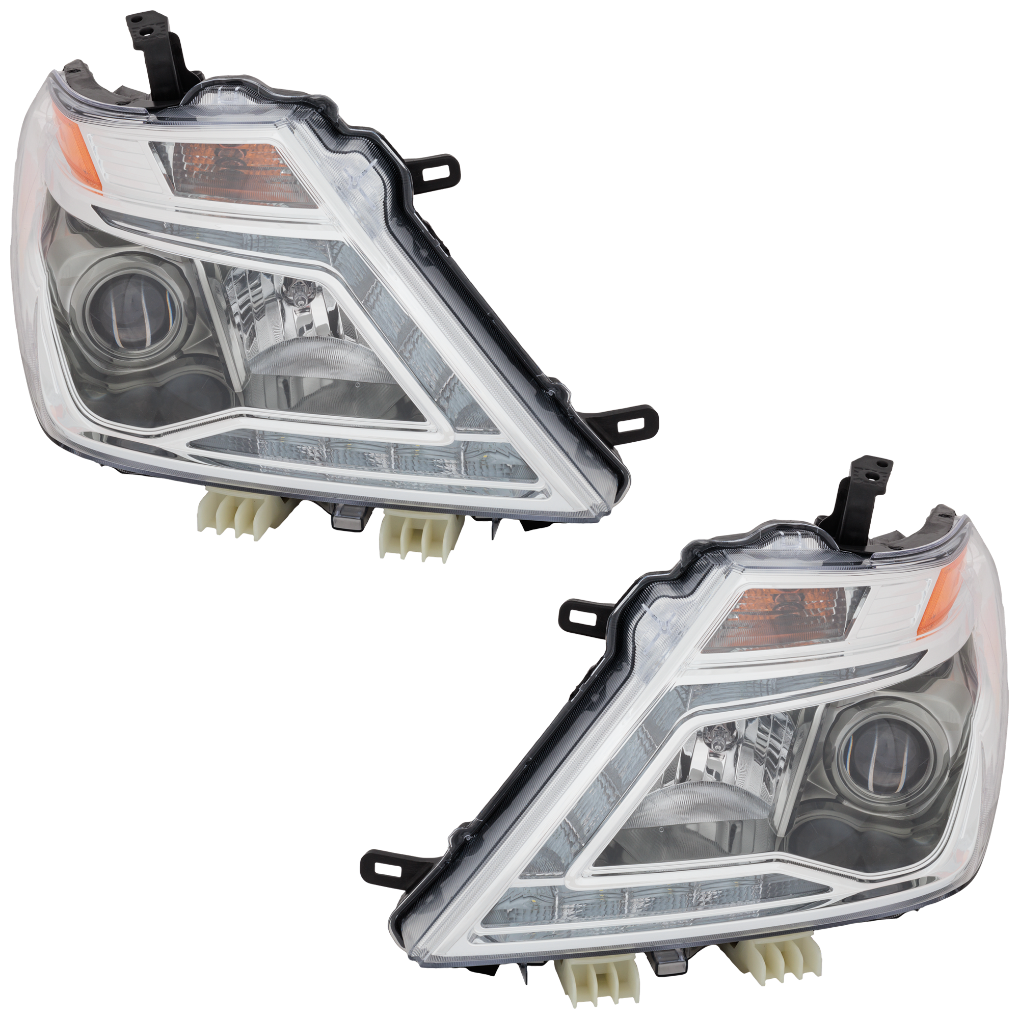AM ARMADA 17-20 HEAD LAMP RH AND LH Assembly LED SKU SET RN10010121A Partslink NI2503259 NI2502259 OEM 260105ZW0A 260605ZW0A