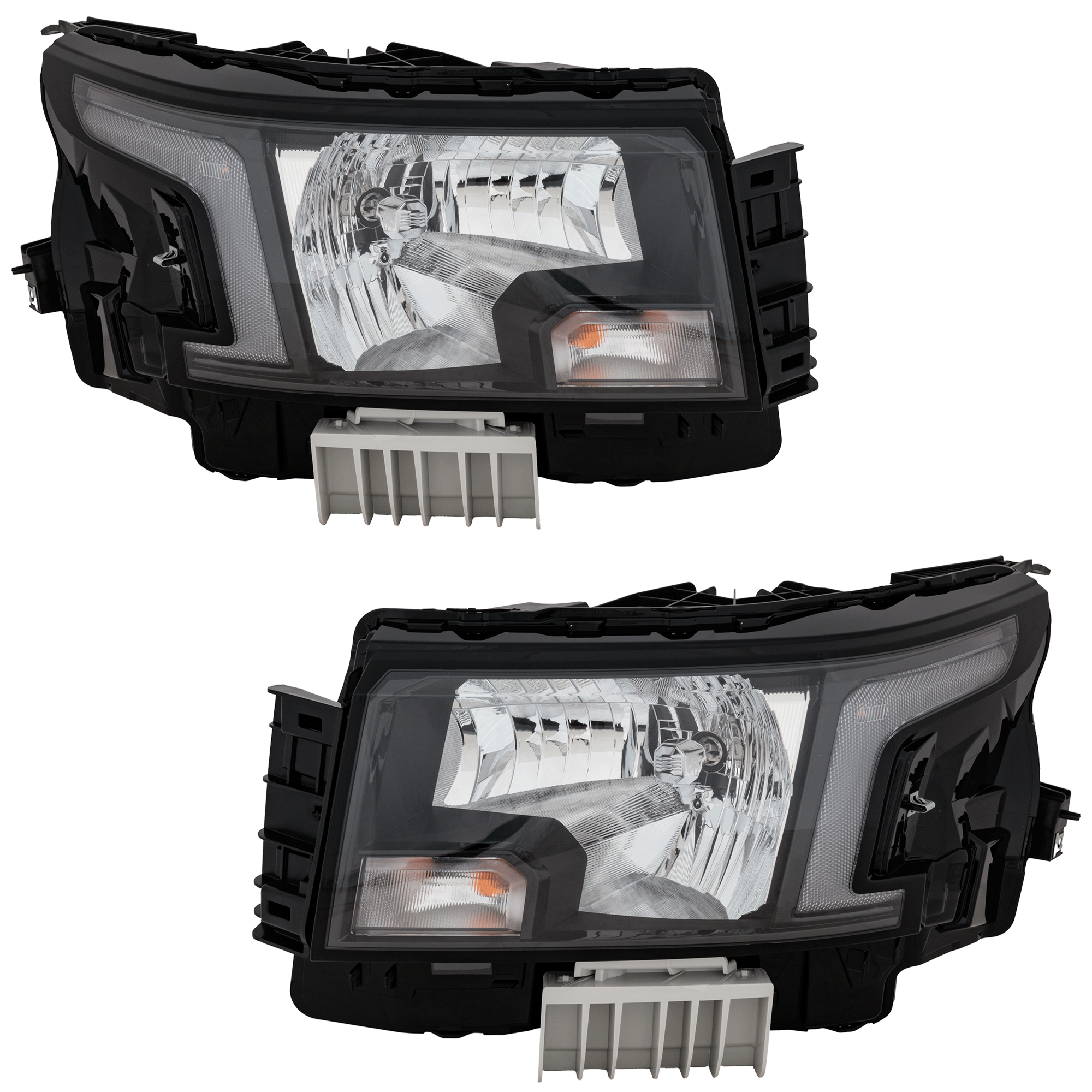 AM FRONTIER 22-24 HEAD LAMP RH AND LH Assembly Halogen 23-24 Extended Cab Pickup SKU SET RN10011227A Partslink NI2502289 NI2503289 OEM 260109BU0A 260609BU0A