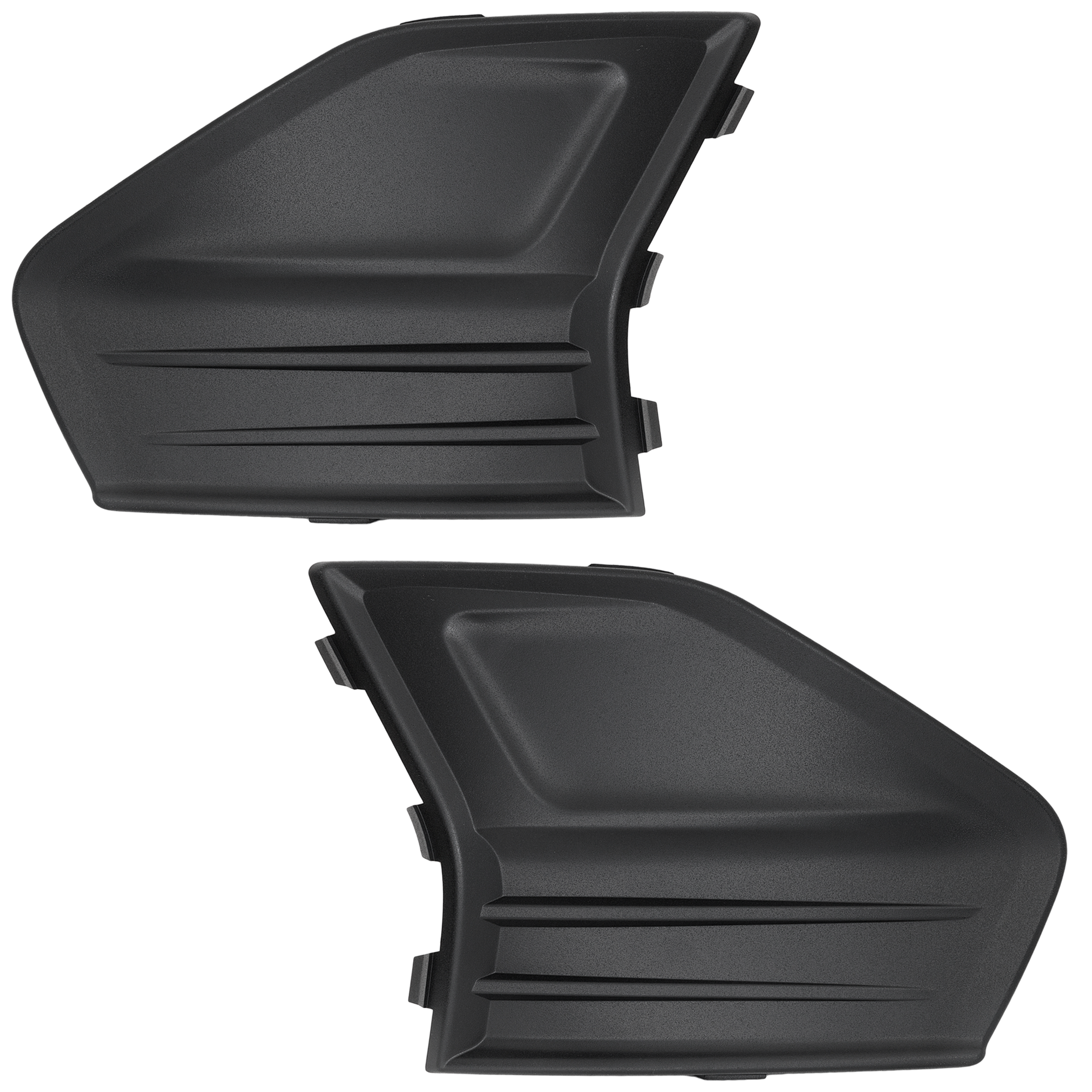 AM FUSION 19-20 FRONT FOG LAMP COVER RH AND LH Textured Black SKU SET RN10770005 Partslink FO1039182 FO1038182 OEM KS7Z17B814AA KS7Z17B814AB