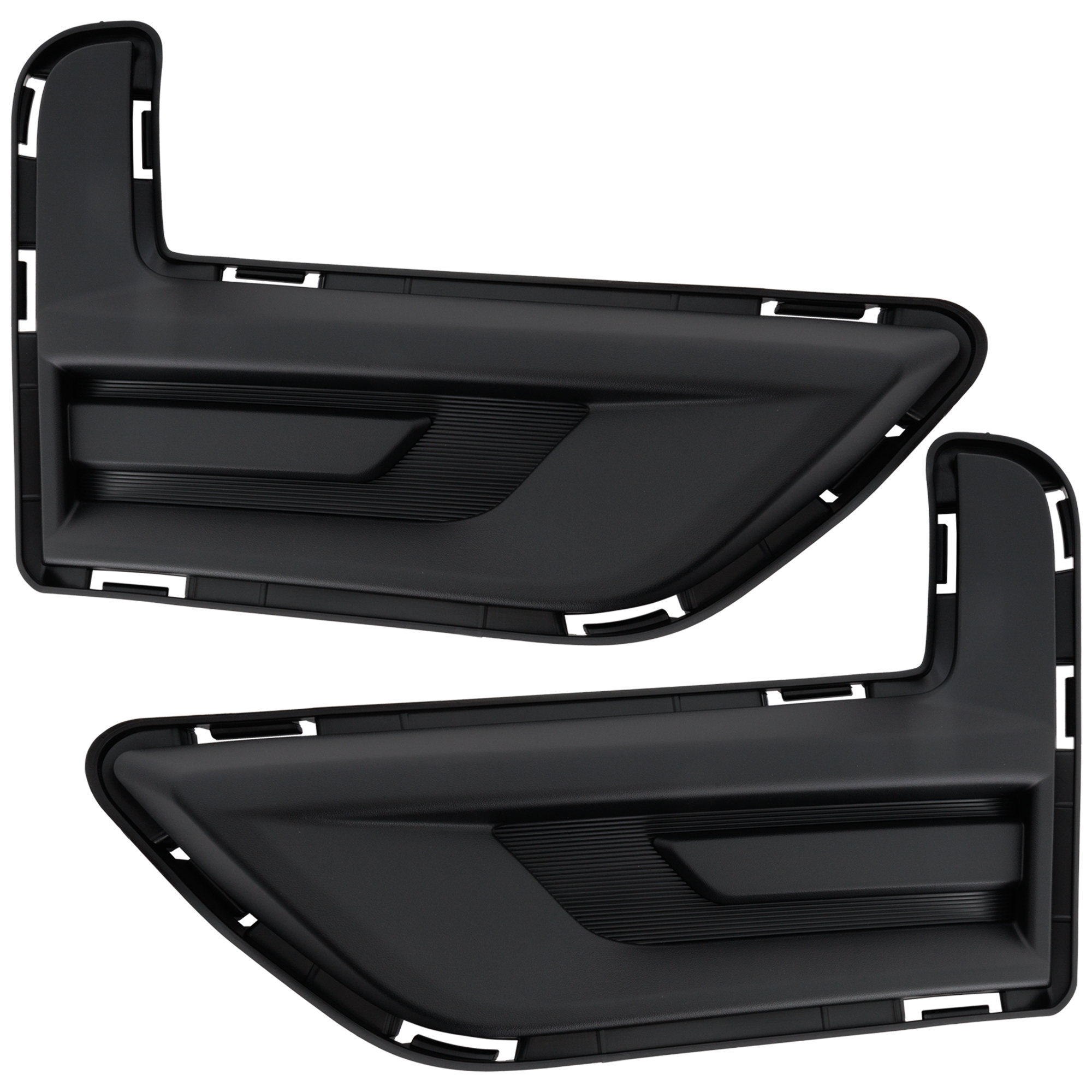 AM ROGUE 17-20 FOG LAMP COVER RH AND LH Textured Black Korea Built Vehicle Exc. Hybrid Models SKU SET RN10770031 Partslink NI1038186 NI1039186 OEM 622565HK0A 622575HK0A