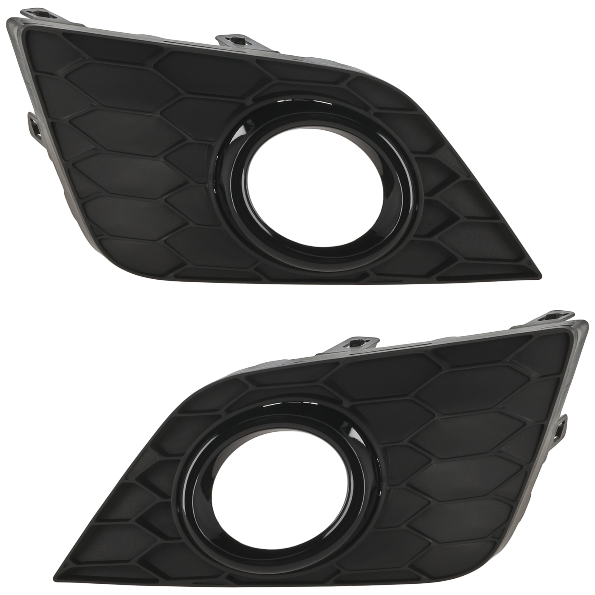 AM SENTRA 16-18 FRONT FOG LAMP MOLDING RH AND LH Black w Midnight Special Edition Exc. Nismo Model SKU SET RN10810011 Partslink NI1039188 NI1038188 OEM 622565UD0A 622575UD0A