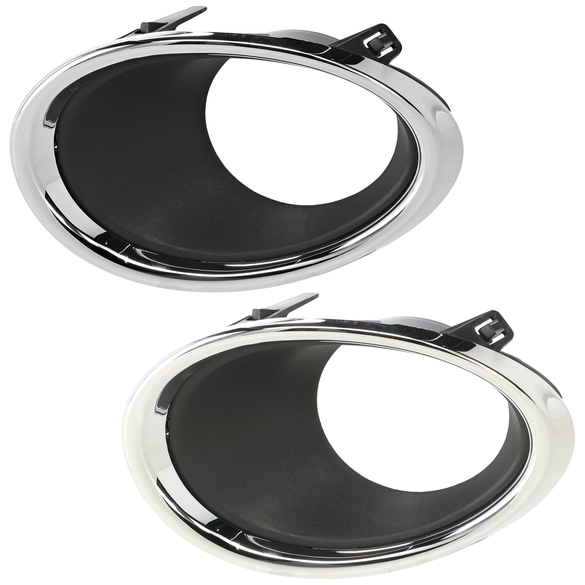 AM ROGUE SPORT 17-19 FOG LAMP MOLDING RH AND LH Chrome Bezel Black Molding SKU SET RN10810013 Partslink NI1038156 NI1039156 OEM 622566MA0A 622576MA0A
