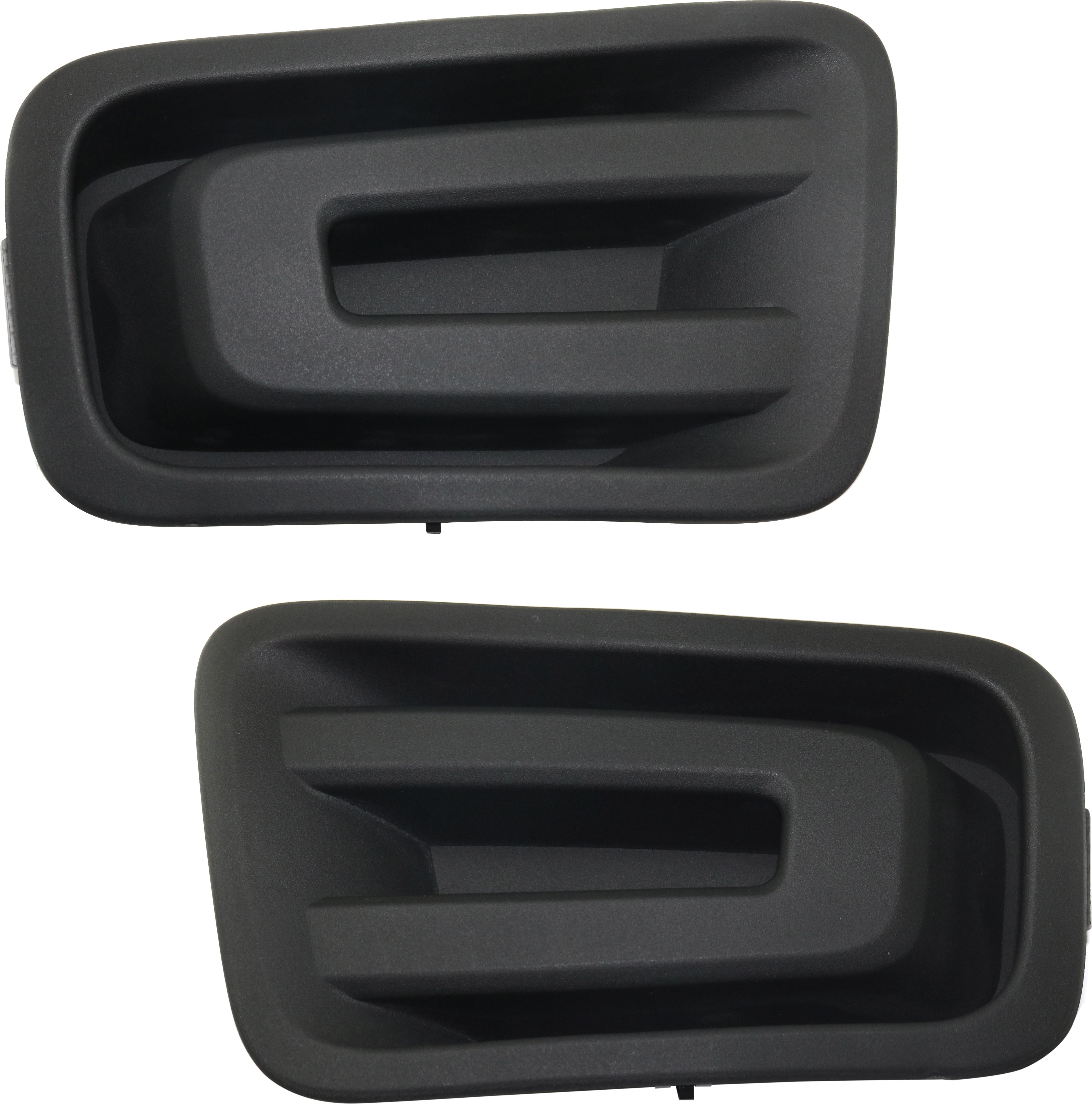 AM TITAN 17-19 TITAN XD 16-19 FRONT FOG LAMP COVER RH AND LH Textured Black w o fog light hole SKU SET RN10860013 Partslink NI1039151 NI1038151 OEM 62256EZ02A 62257EZ02A