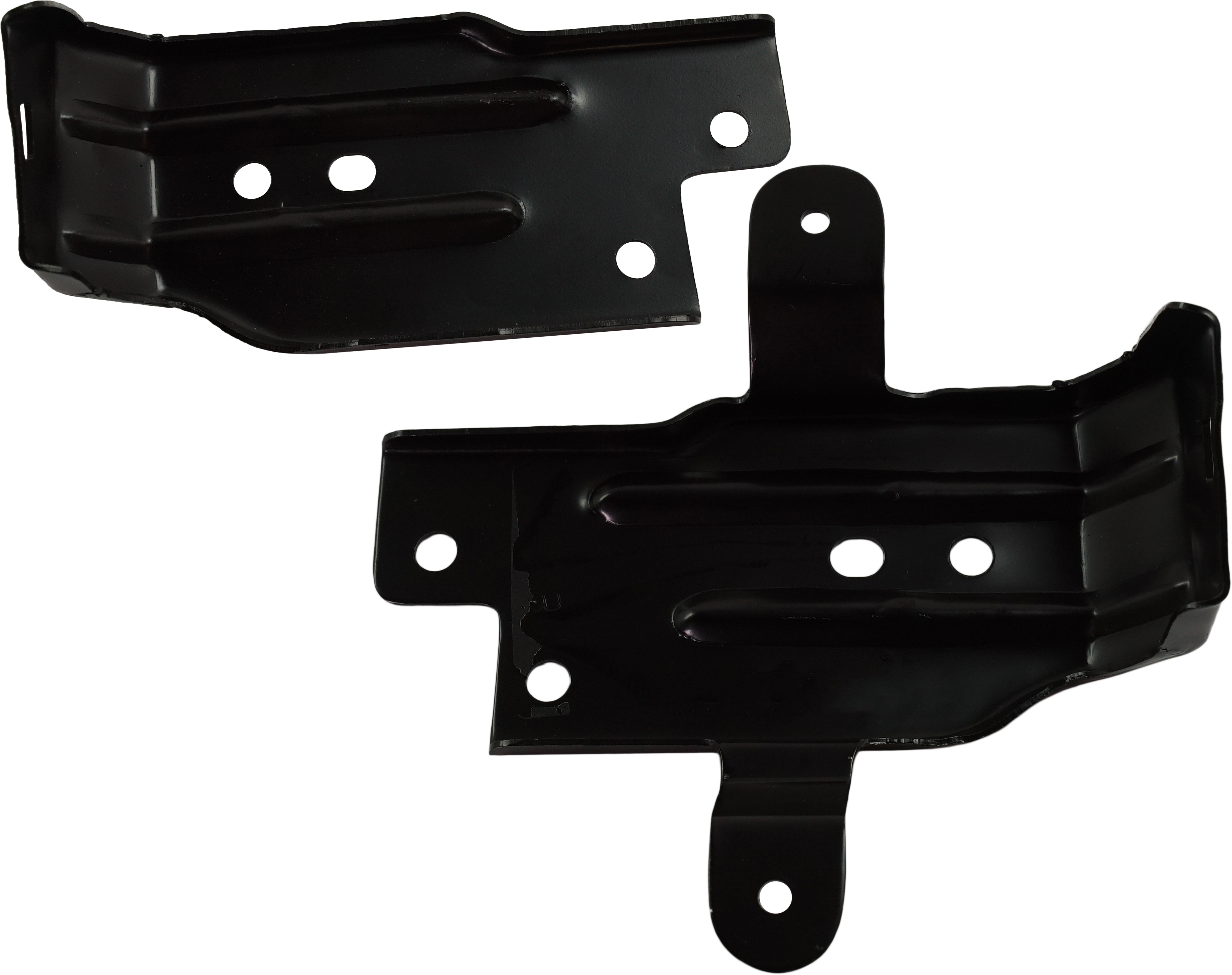 AM XTERRA 09-15 HEAD LAMP BRACKET RH AND LH Lower Steel Black From 4-09 SKU SET RN10990005 Partslink NI2508105 NI2509105 OEM 26040ZL00A 26040ZL01A
