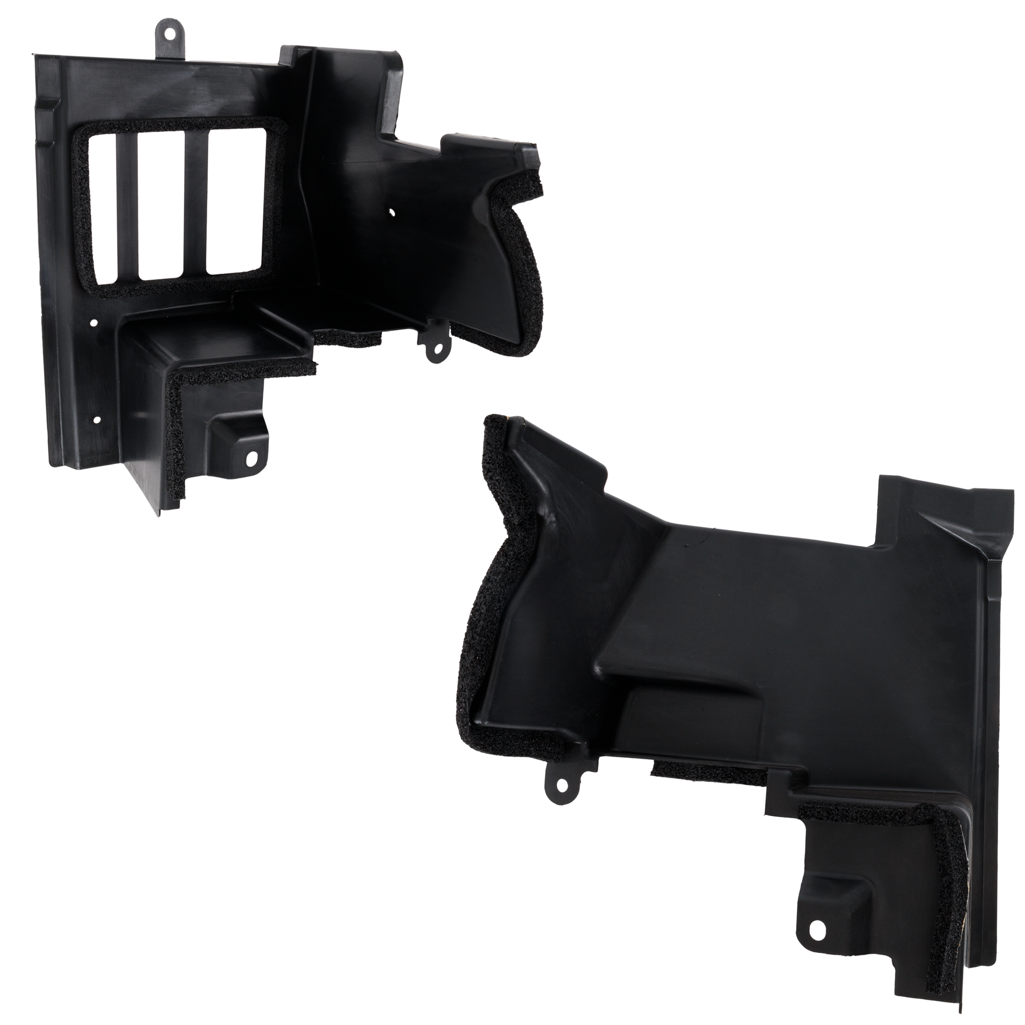 AM NV200-13-21 RADIATOR SUPPORT AIR INTAKE DUCT RH AND LH Lower Air Deflector SKU SET RN16330003 Partslink NI1218126 NI1218127 OEM 628223LM0A 628233LM0A