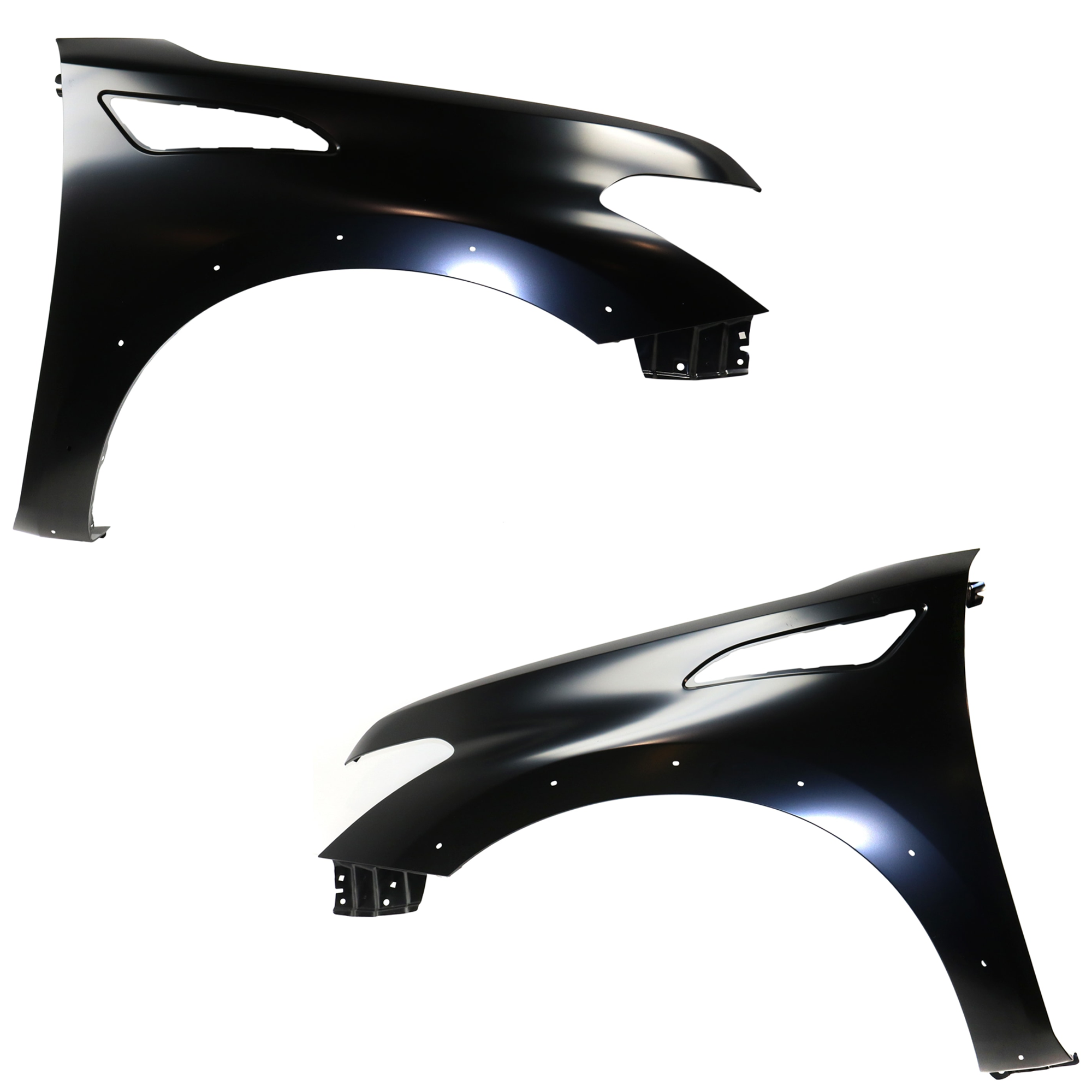 AM ARMADA 17-20 FRONT FENDER RH AND LH Primed Steel CAPA SKU SET RN22010001Q Partslink NI1240227C NI1241227C OEM 631005ZT0A 631015ZT0A