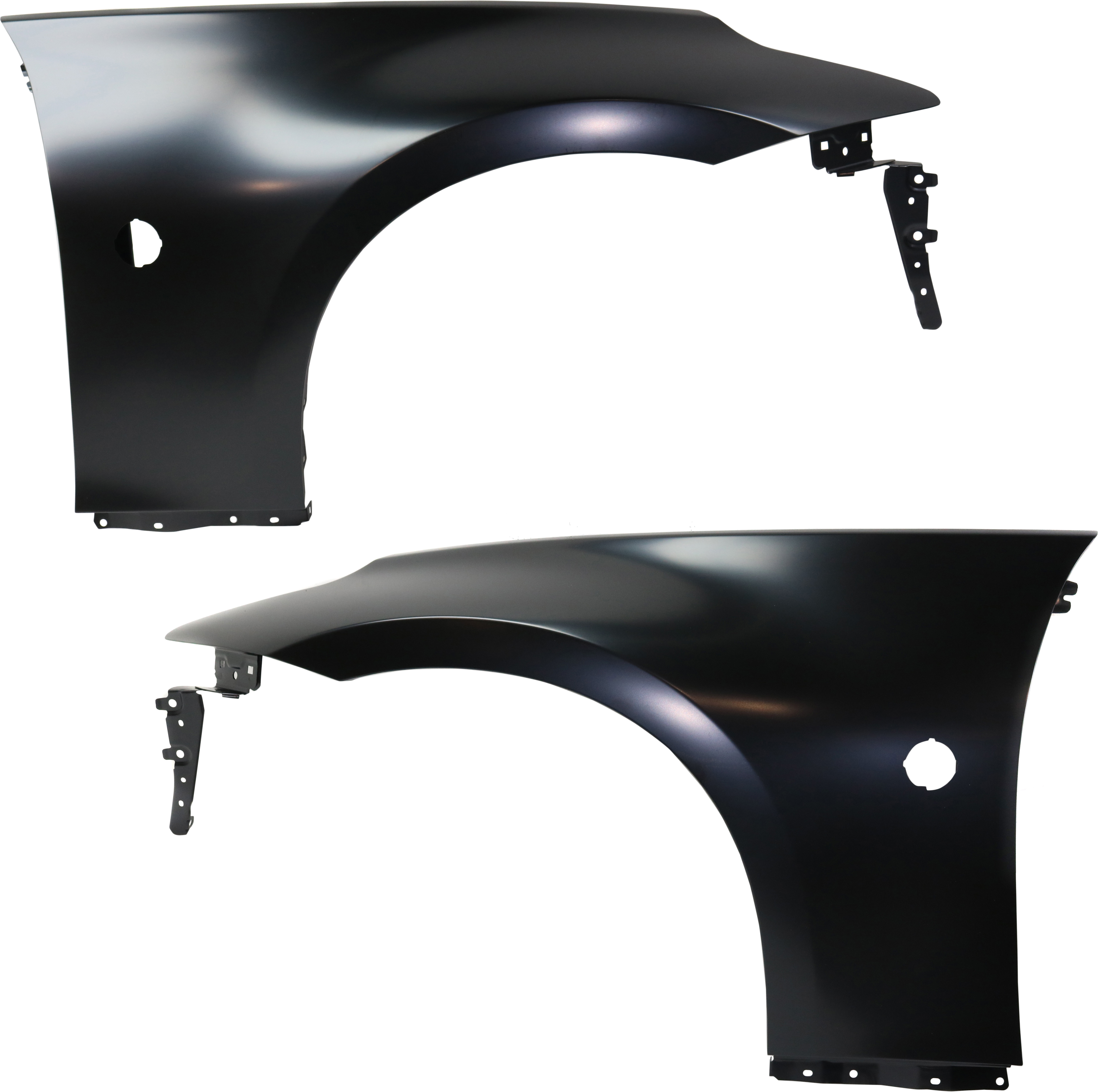 AM 370Z 15-20 FRONT FENDER RH AND LH Primed Coupe Steel SKU SET RN22010005 Partslink NI1240219 NI1241219 OEM FCA001EKMA FCA011EKMA