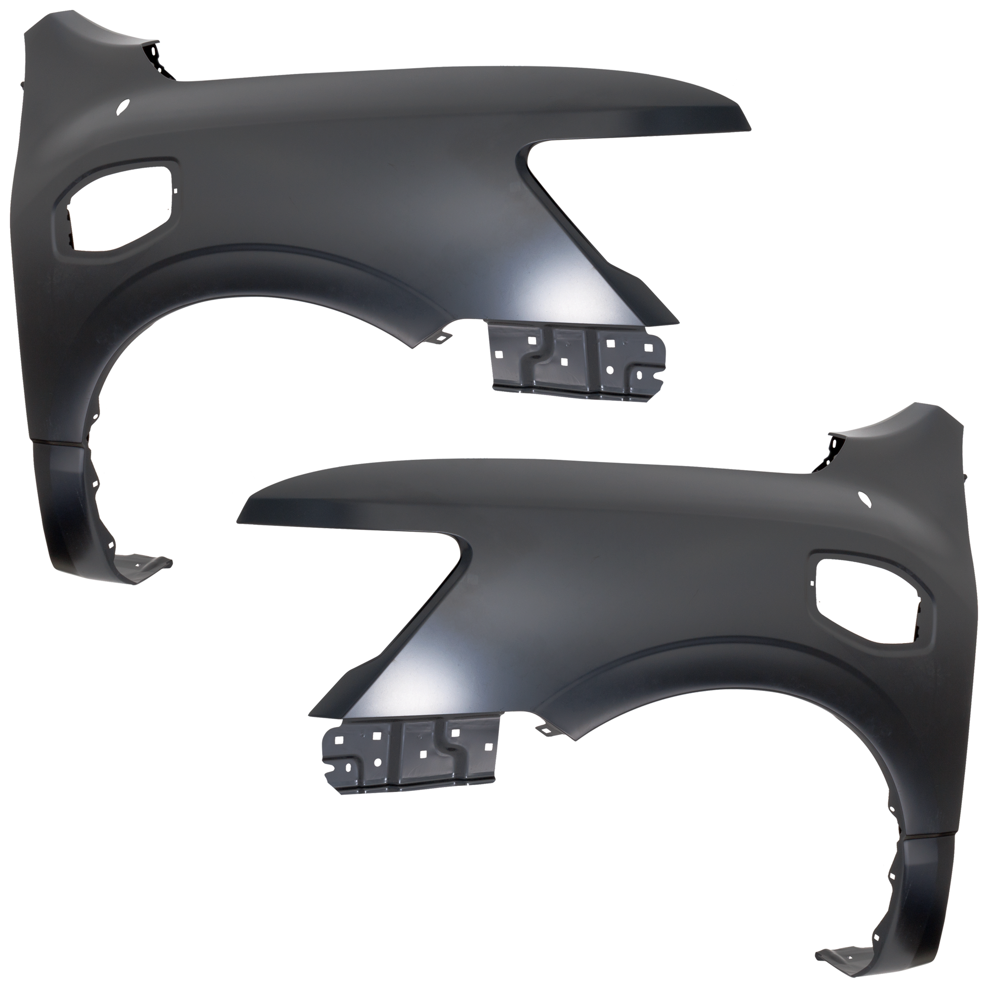 AM TITAN XD 17-23 FRONT FENDER RH AND LH Primed w o Wheel Opening Mldg SKU SET RN22010011 Partslink NI1241225 NI1240225 OEM 63100EZ01A 63101EZ00A