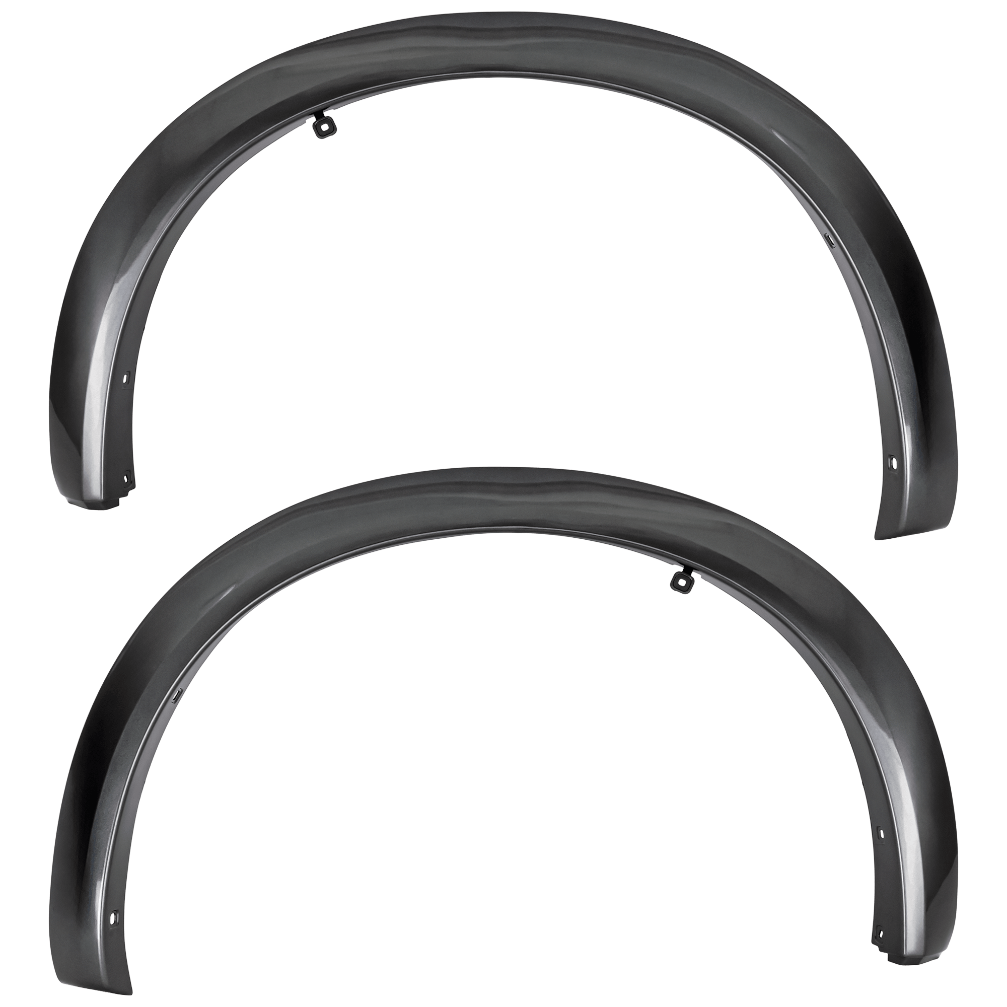 AM ARMADA 17-24 FRONT WHEEL OPENING MOLDING RH AND LH Painted Silver CAPA SKU SET RN22130021Q Partslink NI1268102C NI1269102C OEM 638105ZW0A 638115ZW0A