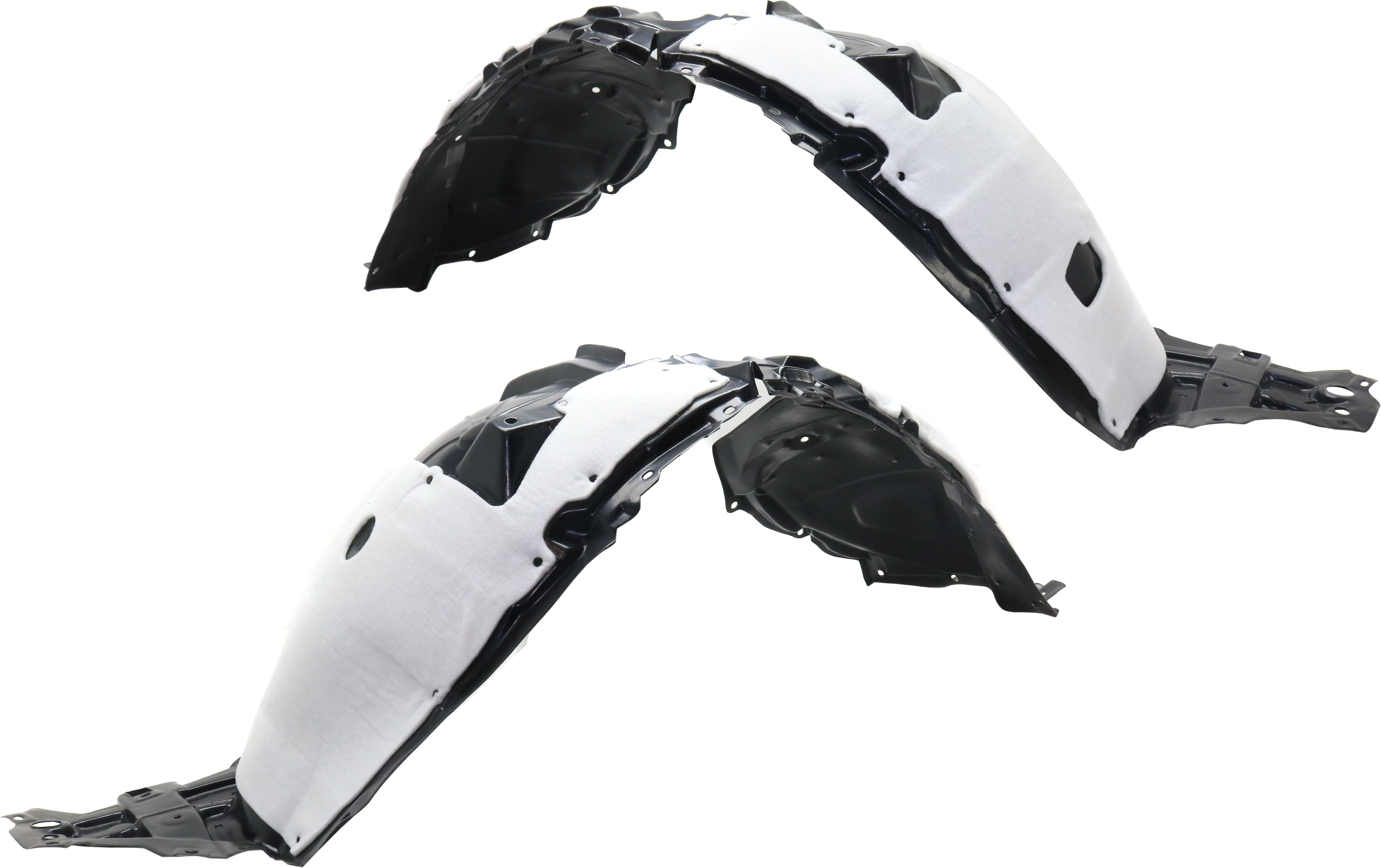 AM ROGUE SPORT 17-21 FRONT FENDER LINER RH AND LH SKU SET RN22210021 Partslink NI1249164 NI1248164 OEM 638406MA0A PFM 638416MA0A PFM
