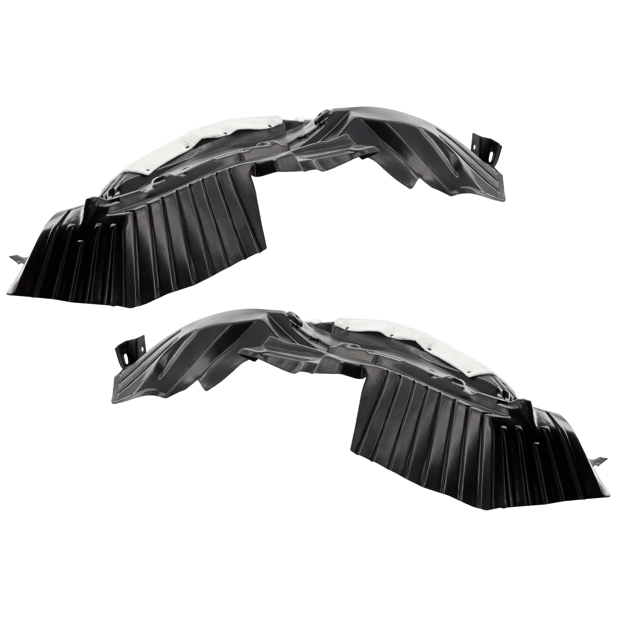 AM TITAN XD 16-19 FRONT FENDER LINER RH AND LH Middle Section SKU SET RN22210027 Partslink NI1249170 NI1248170 OEM 63830EZ00B 63831EZ00A