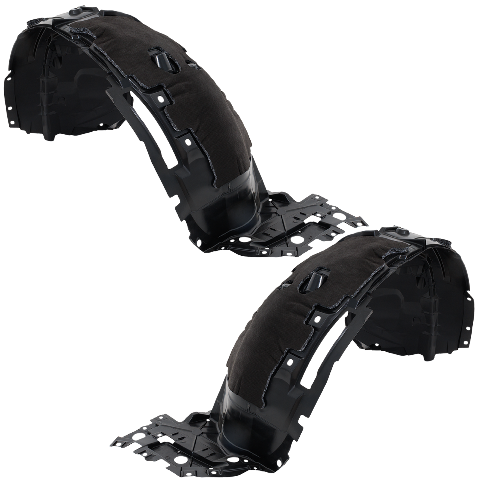 AM ROGUE 21-23 FRONT FENDER LINER RH AND LH Inner Panel USA Built Vehicle CAPA SKU SET RN22210039Q Partslink NI1248182C NI1249182C OEM 638406RR0A 638416RR0A