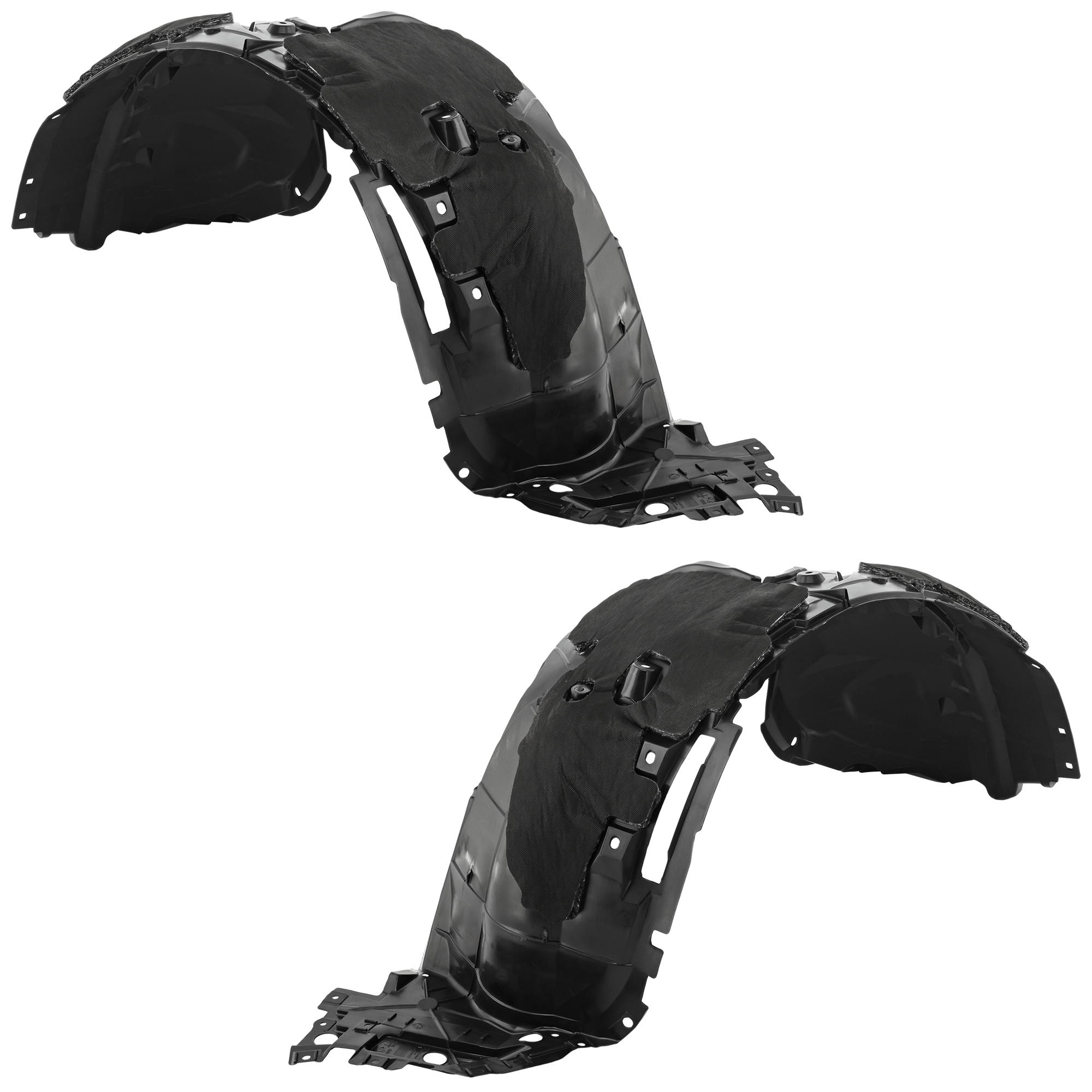 AM ROGUE 21-23 FRONT FENDER LINER RH AND LH Inner Panel Japan Built Vehicle CAPA SKU SET RN22210041Q Partslink NI1249183C NI1248183C OEM 638406RA0A 638416RA0A