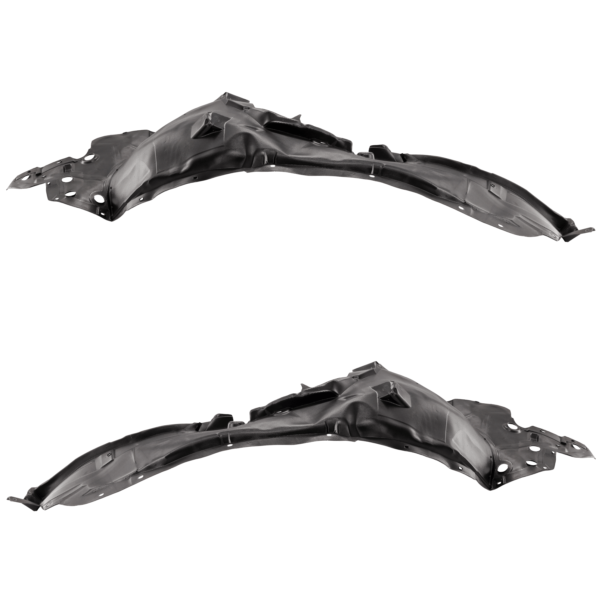 AM KICKS 18-20 FRONT FENDER LINER RH AND LH SR SV Model SKU SET RN22210067 Partslink NI1249175 NI1248175 OEM 638405RW0B 638425RB0A 638435RB