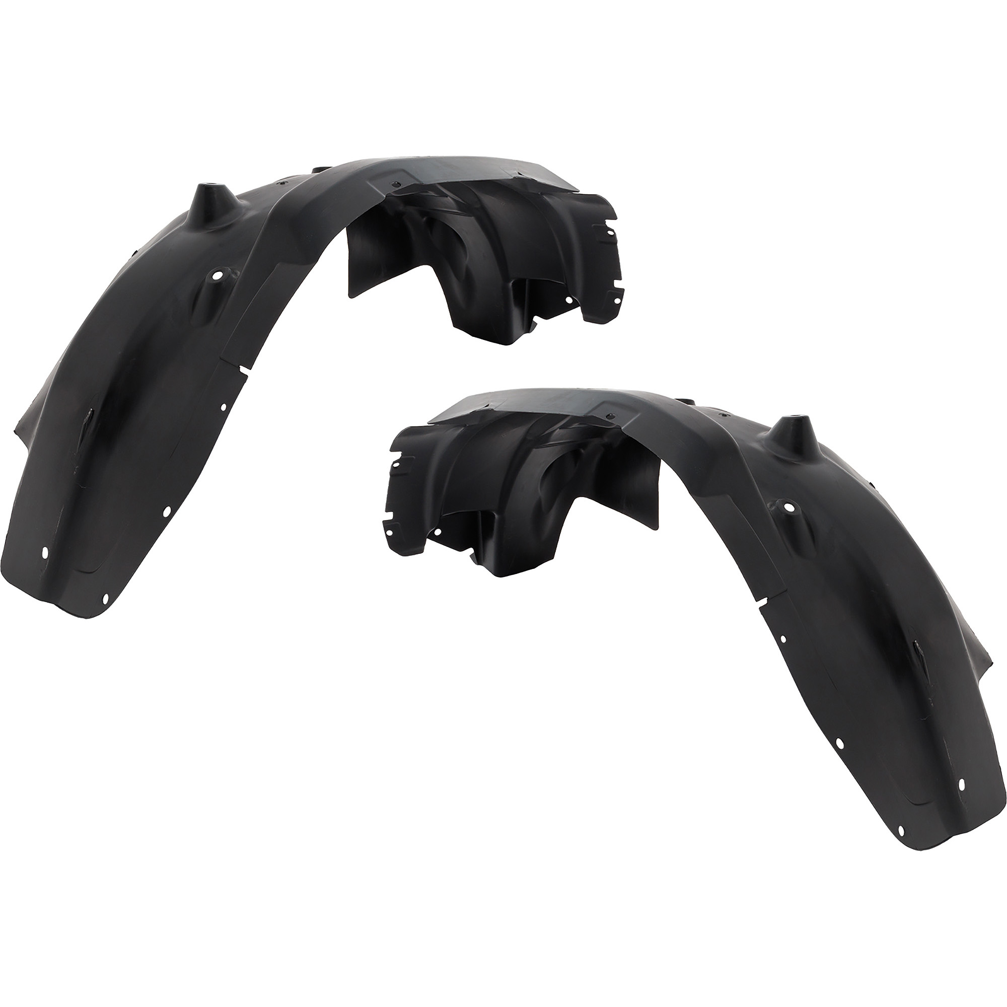 AM FRONTIER 22-24 FRONT FENDER LINER RH AND LH Injection Form 23-24 Extended Cab Pickup SKU SET RN22210075 Partslink NI1248185 NI1249185 OEM 638409BU1A 638419BU1A