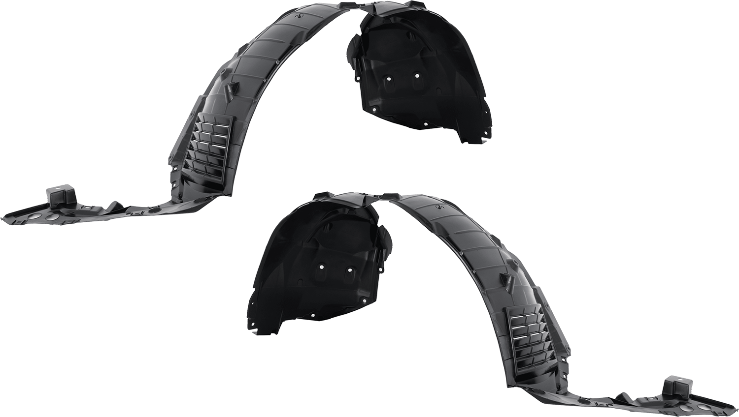 AM MAXIMA 16-23 FRONT FENDER LINER RH AND LH Polypropylene Injection Form LH w o Insulation Foam RH w Insulation Foam CAPA SKU SET RN22210079Q Partslink NI1248154C NI1249154C OEM 638404RA1D 638434RA1D