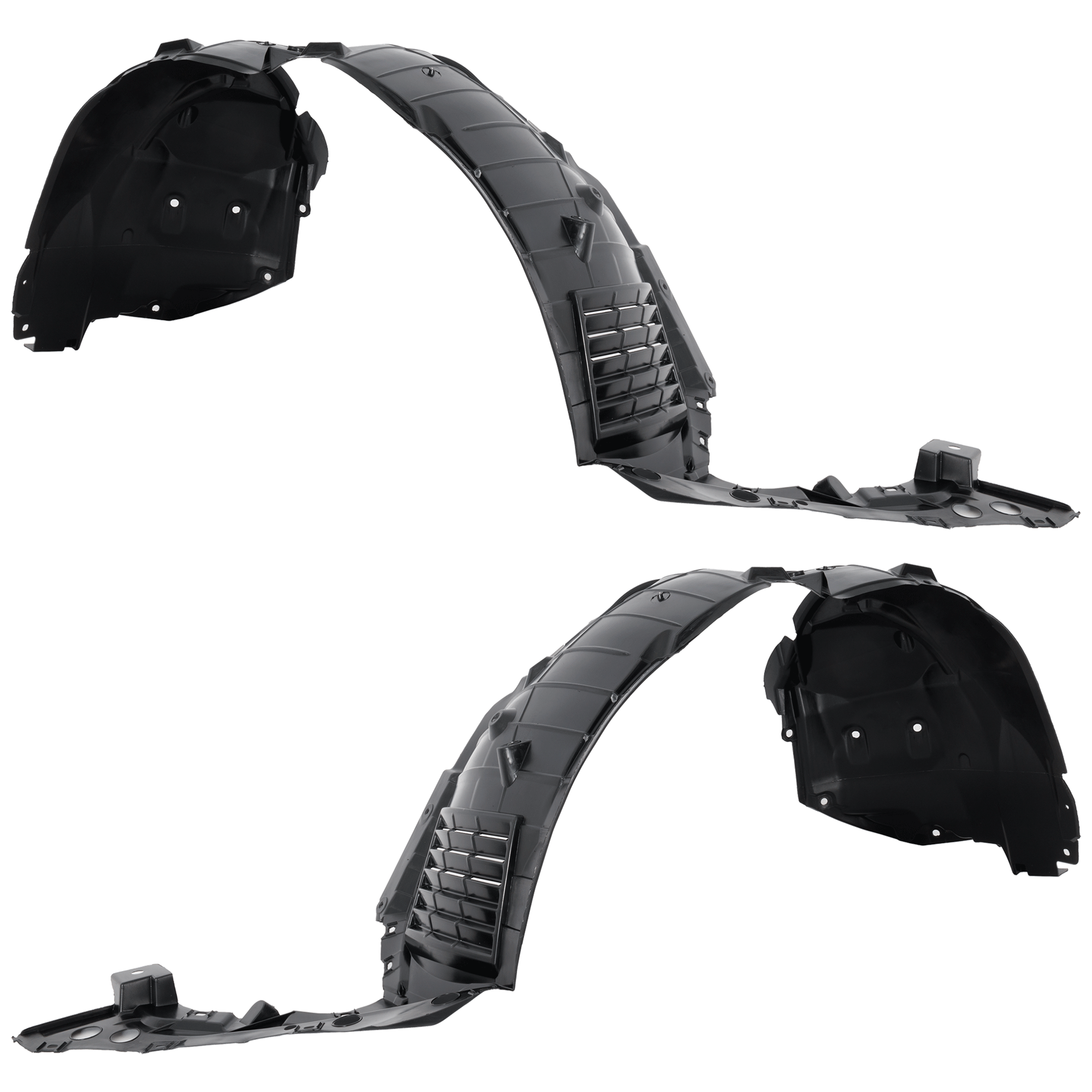 AM MAXIMA 16-23 FRONT FENDER LINER RH AND LH Polypropylene Injection Form LH w o Insulation Foam RH w Insulation Foam SKU SET RN22210079 Partslink NI1248154 NI1249154 OEM 638404RA1D 638434RA1D