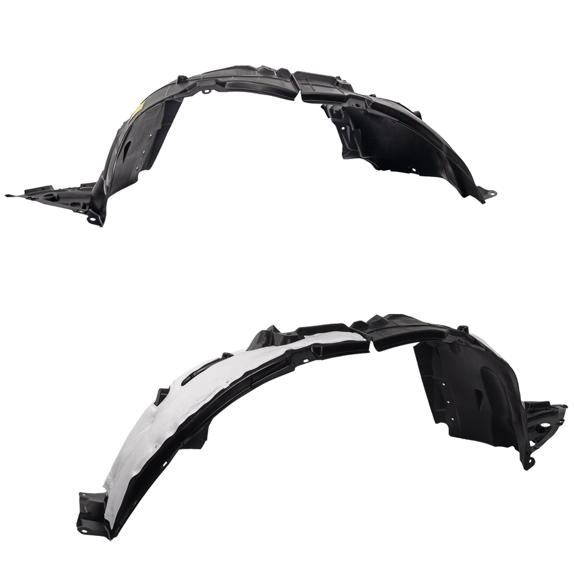 AM MURANO 15-24 FRONT FENDER LINER RH AND LH Injection Form w Insulation Foam SKU SET RN22210081 Partslink NI1248153 NI1249153 OEM 638405AA0A 638409UF0A 638435AA