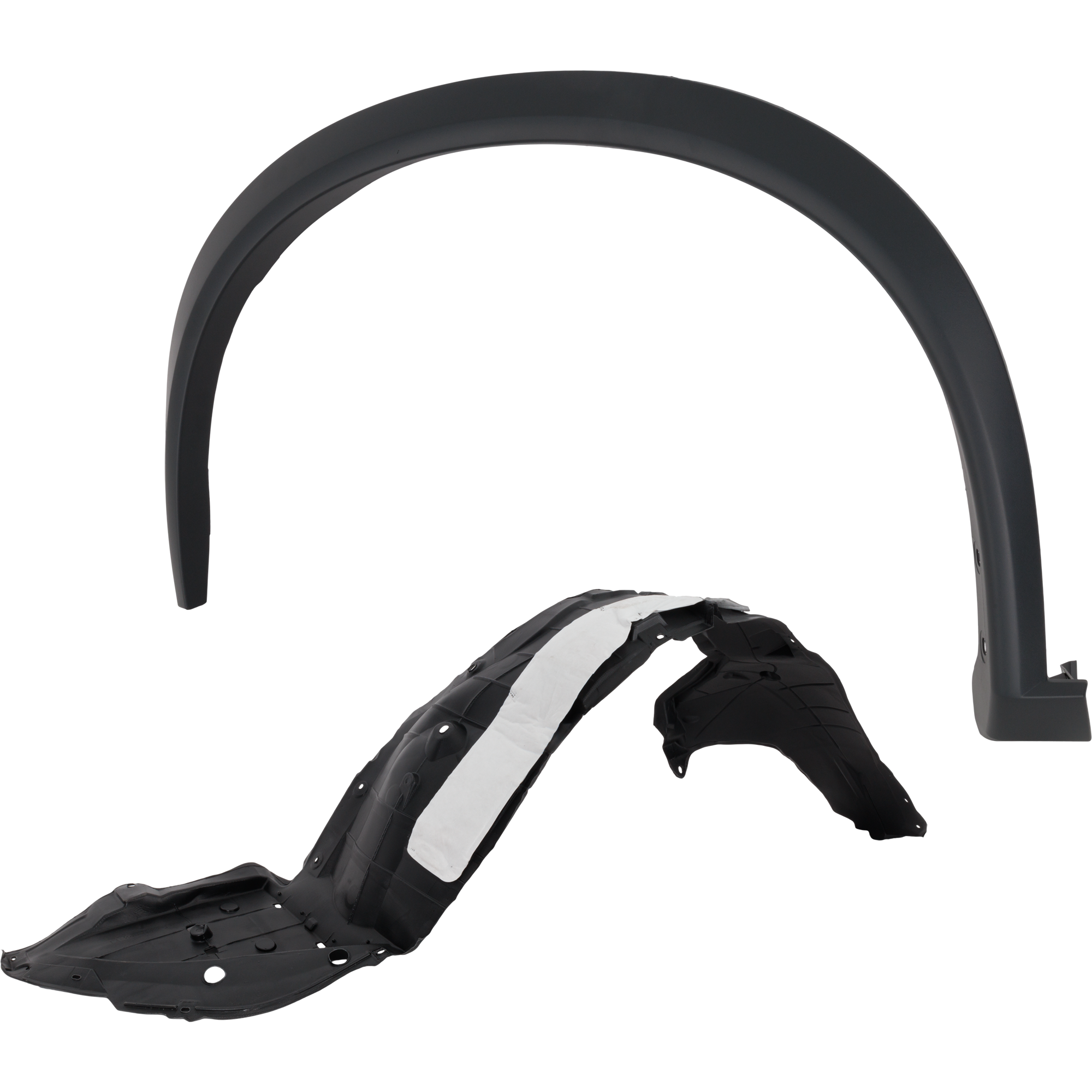 AM ALTIMA 19-23 FRONT FENDER LINER RH AND LH Injection Form 2.5L Sedan CAPA SKU SET RN22210087Q Partslink NI1248165C NI1249165C OEM 638406CA1A 638416CA1A