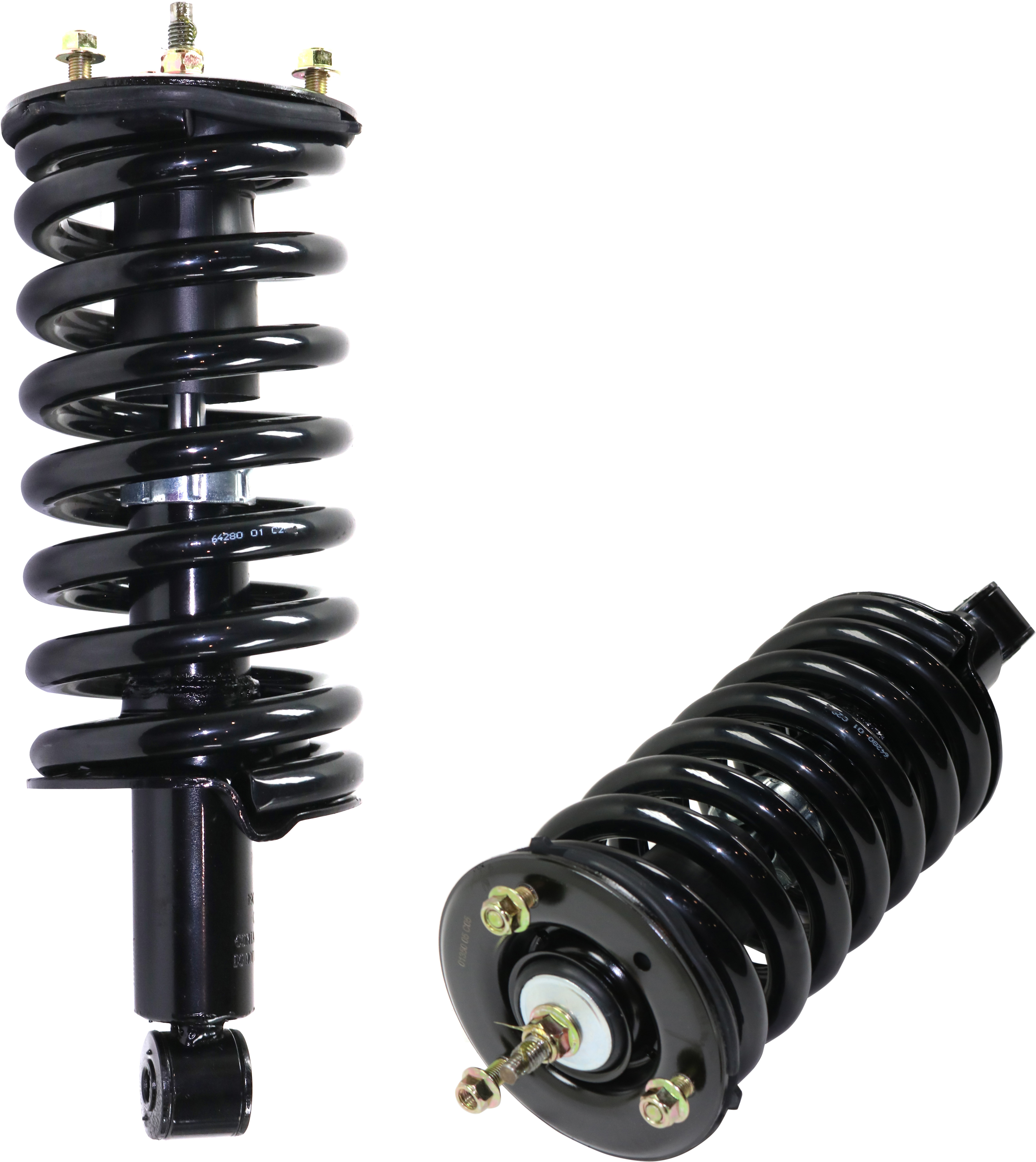 AM ARMADA 08-10-14-15 QX56-08-10 FRONT FULLY LOADED STRUT RH AND LH Gas Charged Twin tube Four Wheel Drive Set of 2 SKU SET RN28050008-2 OEM E6110ZZ50B E6110ZQ20C 33NS1137