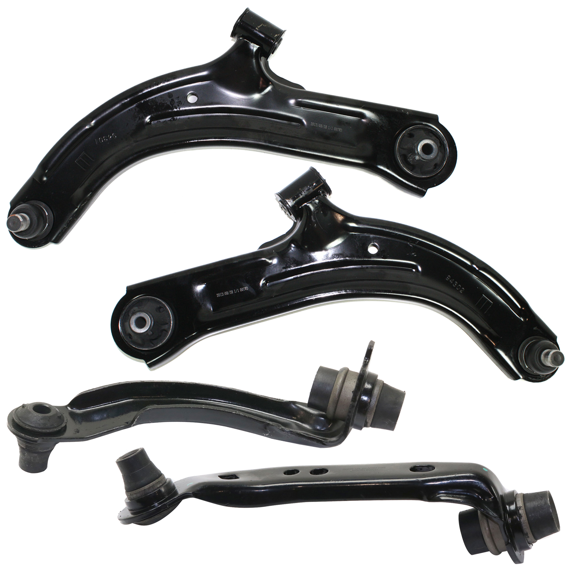 AM VERSA 07-12 CONTROL ARM RH AND LH Lower w Ball Joint bushing Set of 4 SKU SET RN28150001-4 OEM 545001FU0B 54500EW000-545011FU